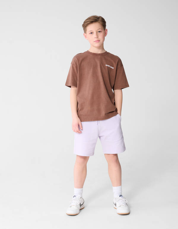 Same Wave Artwork T-shirt Bruin SHOEBY BOYS