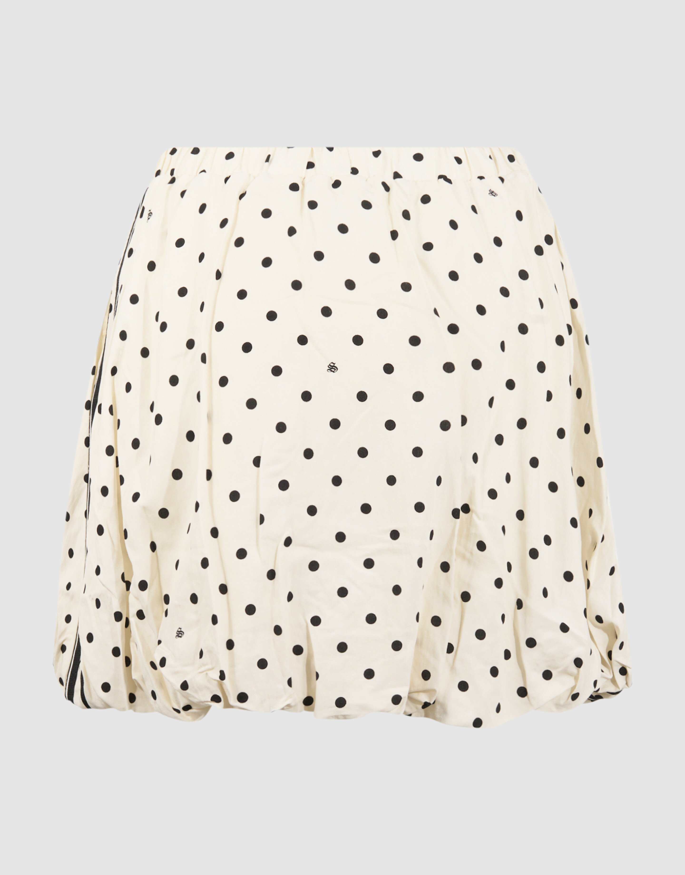 Polkadot Mini Rok Gebroken Wit SHOEBY WOMEN