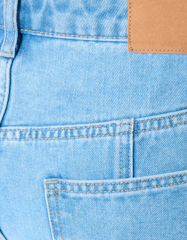 Pleated Baggy Fit Jeans Lichtblauw SHOEBY WOMEN