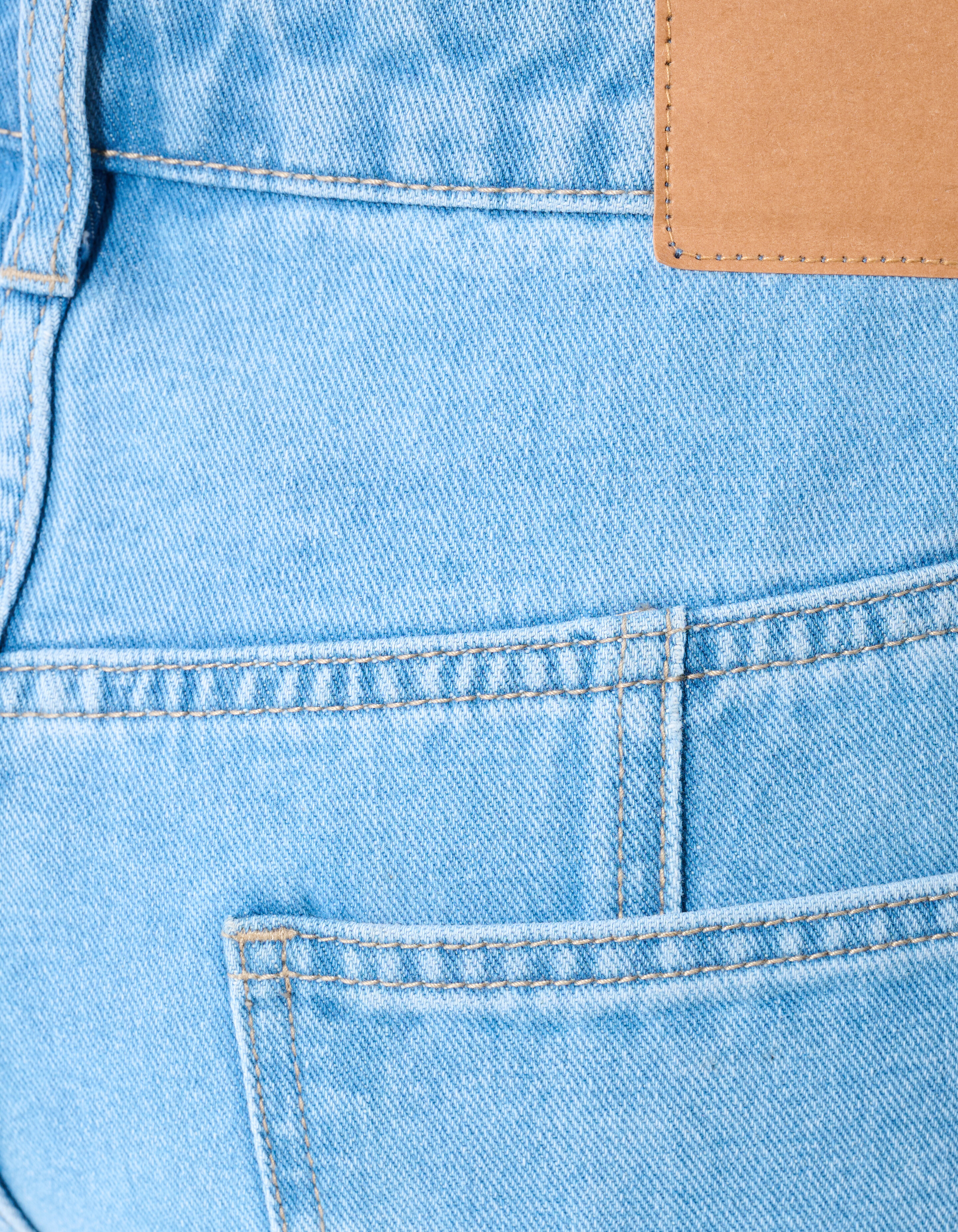 Pleated Baggy Fit Jeans Lichtblauw SHOEBY WOMEN