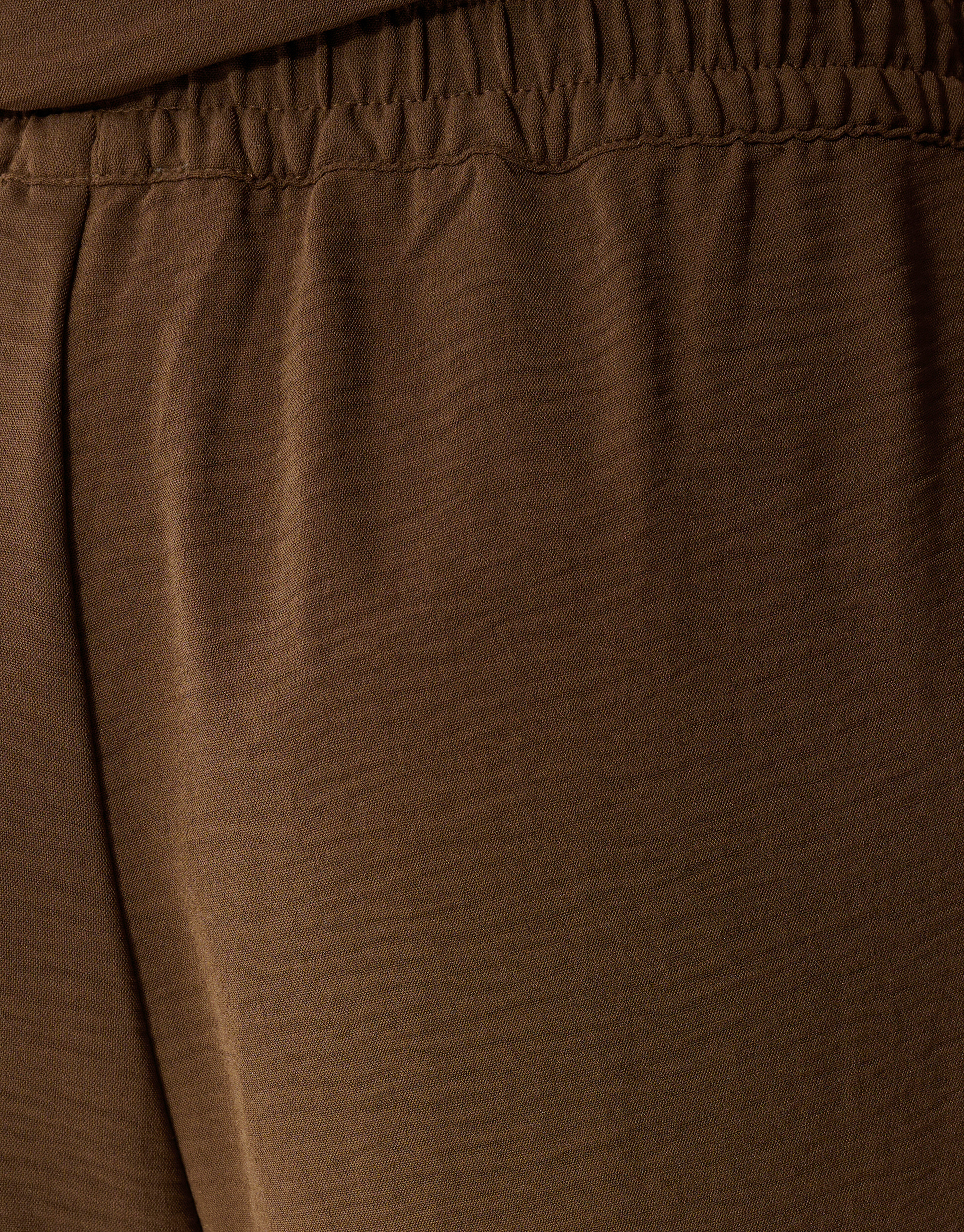 Twist Piping Wide Leg Fit Broek Bruin SHOEBY WOMEN