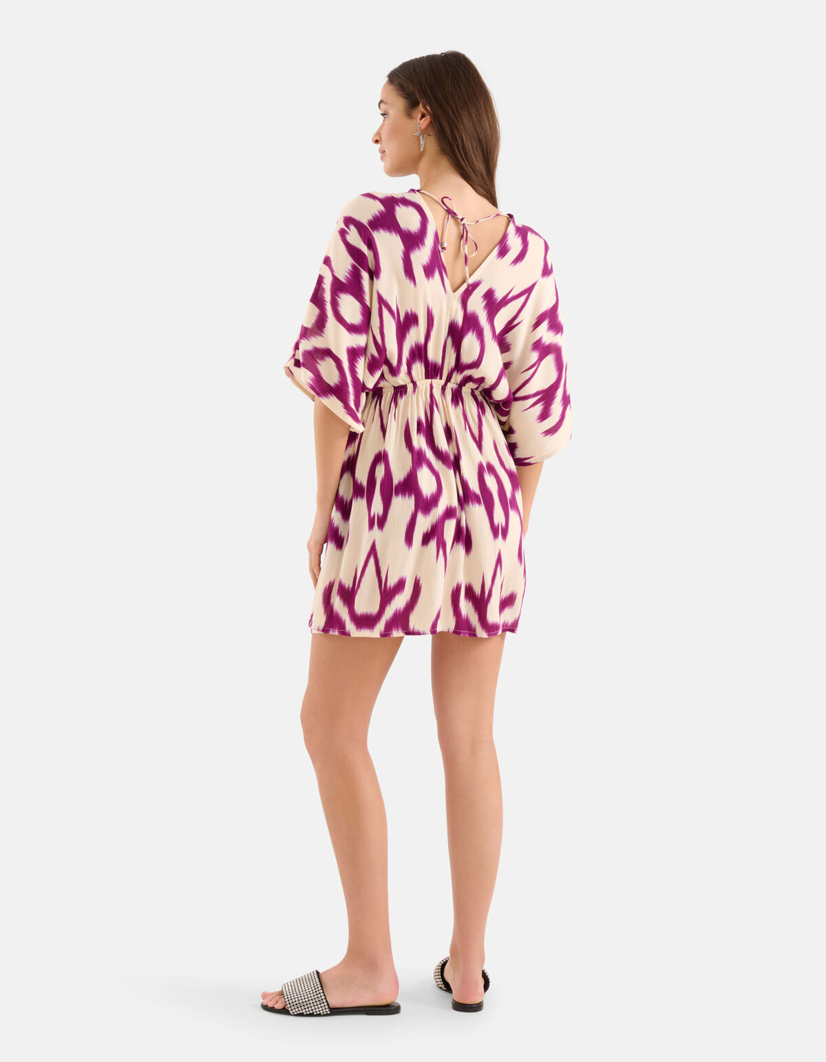 Crinkle Jurk Paars SHOEBY WOMEN