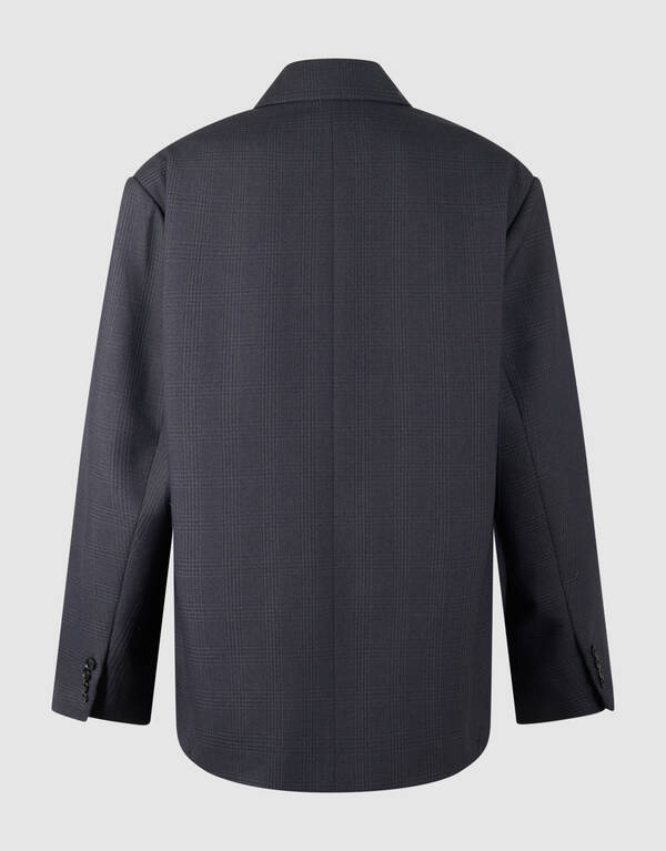 Oversized Ruiten Blazer Donkergrijs SHOEBY WOMEN