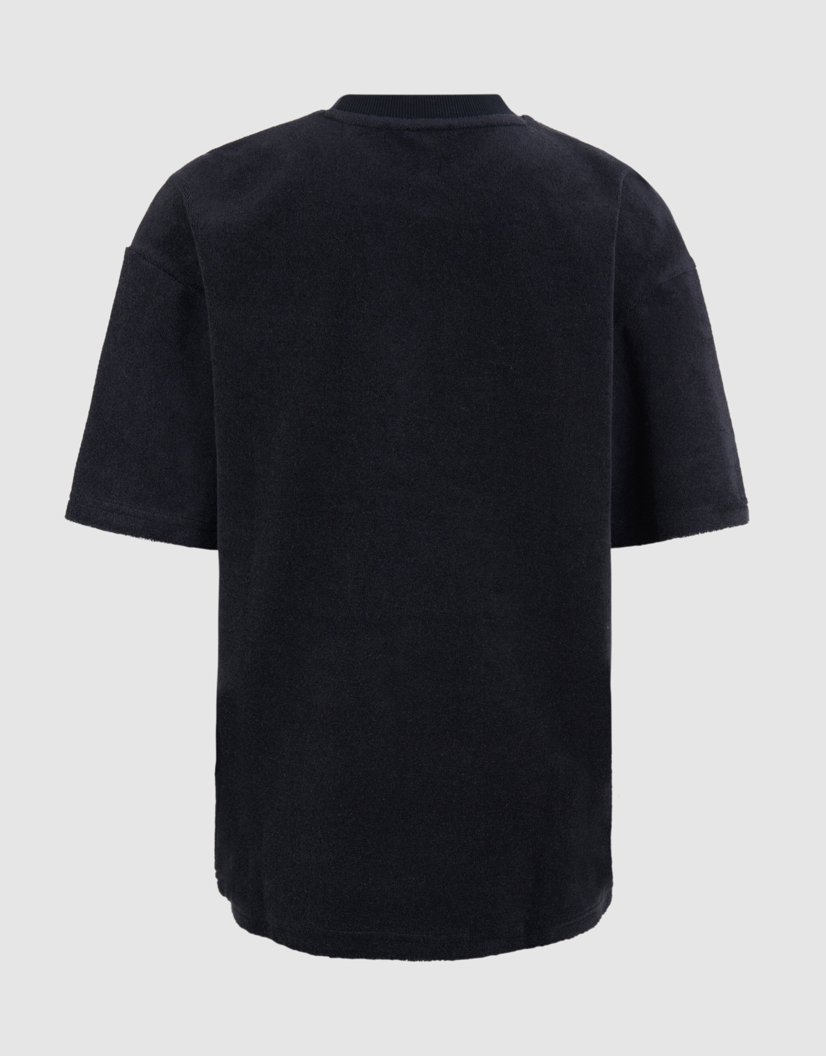 Towling T-shirt Zwart SHOEBY BOYS