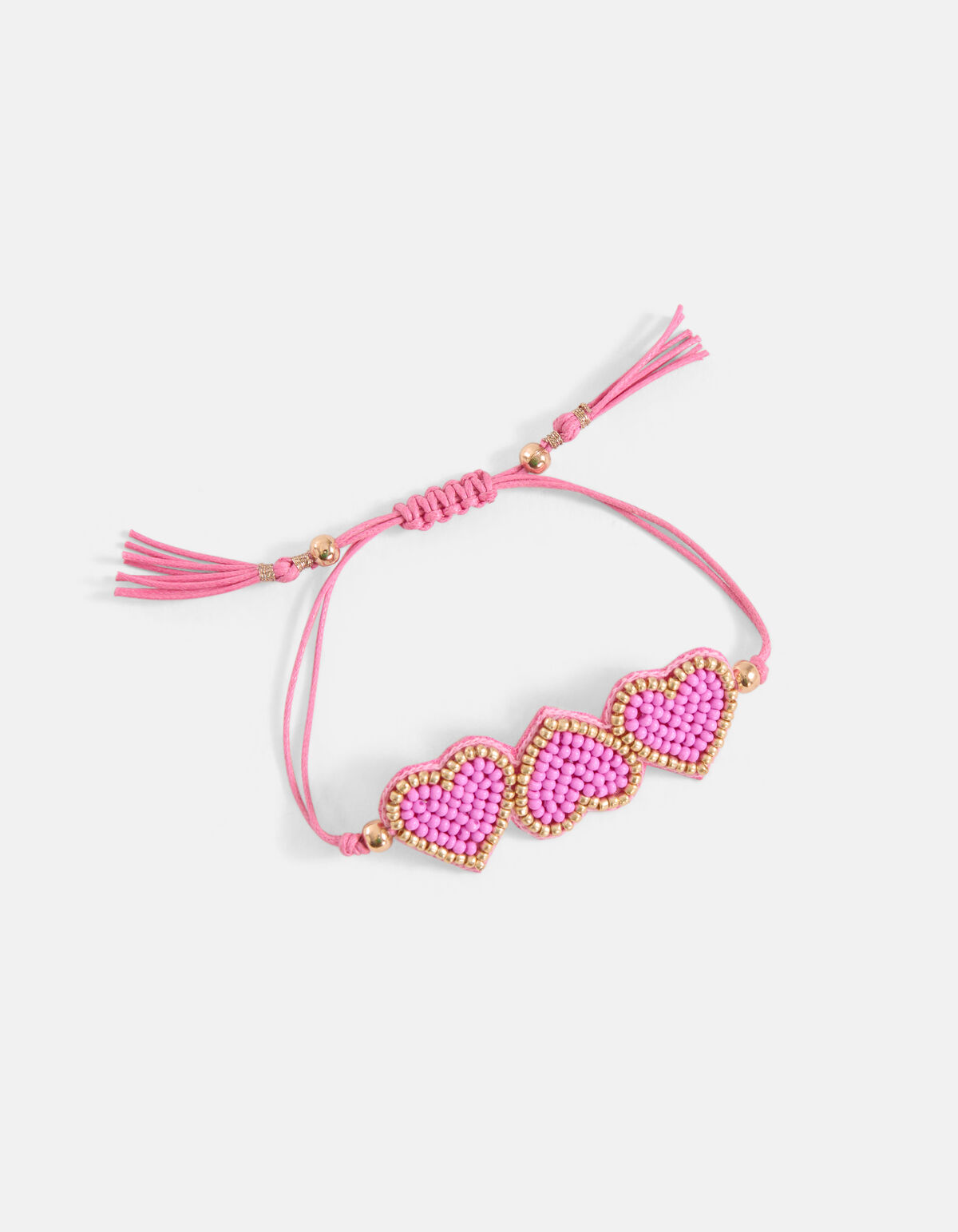 Hartjes Armband Roze SHOEBY ACCESSOIRES