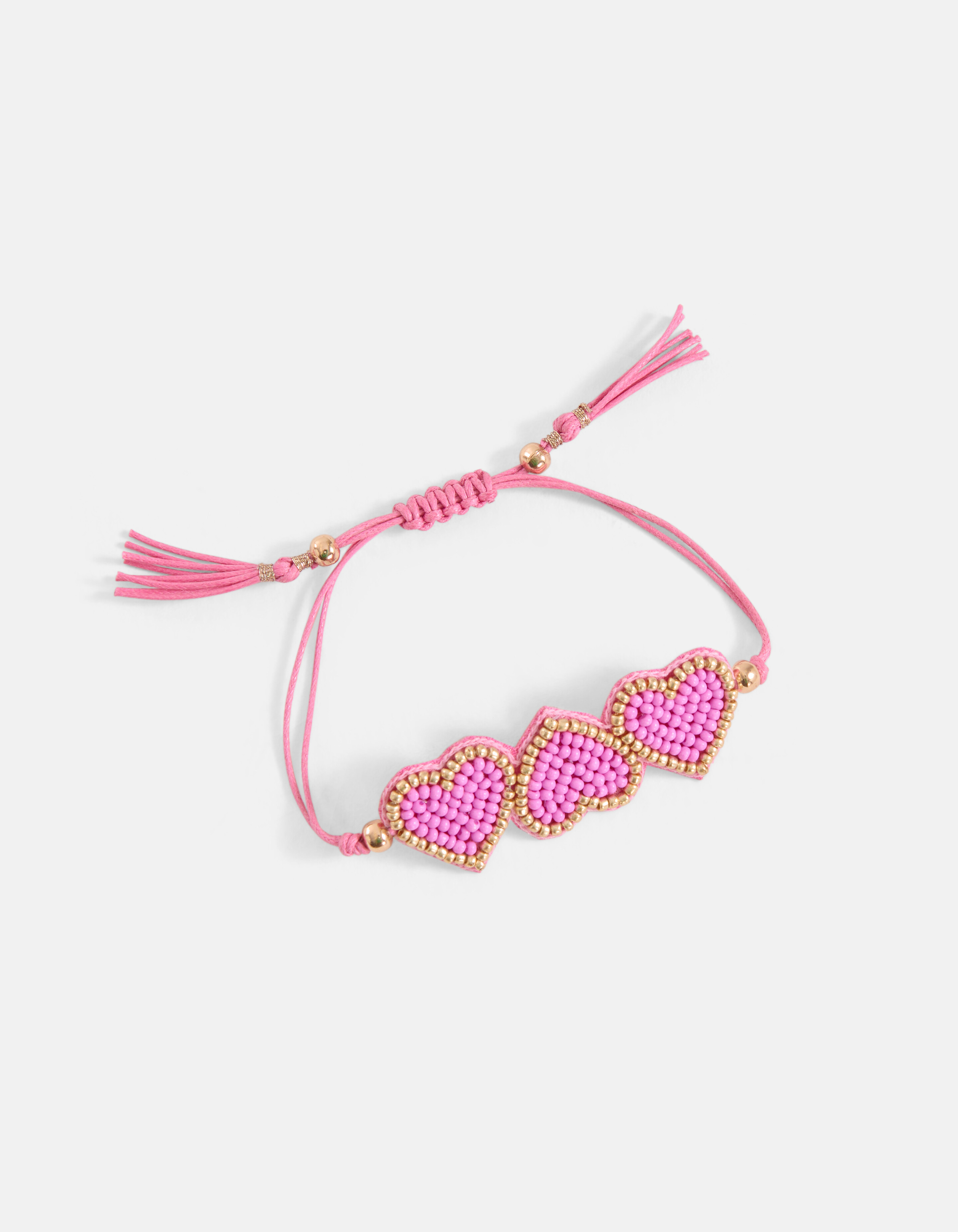 Hartjes Armband Roze SHOEBY ACCESSOIRES