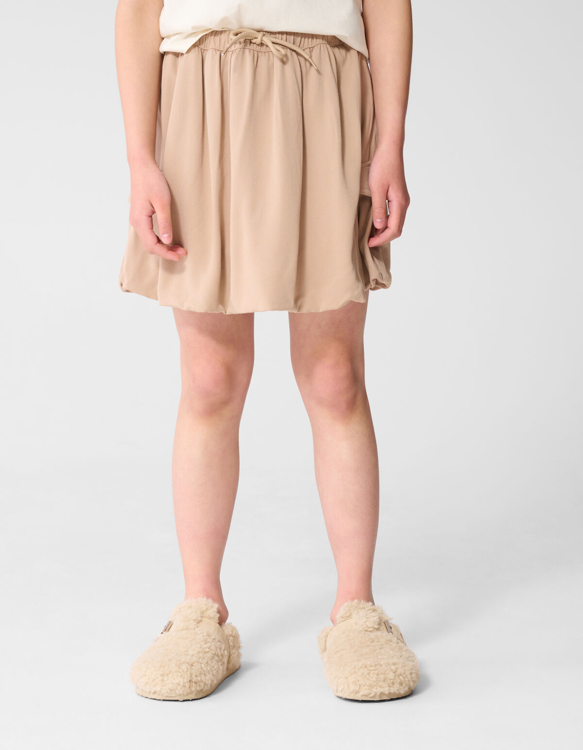 Cargo Balloon Mini Rok Zand SHOEBY GIRLS