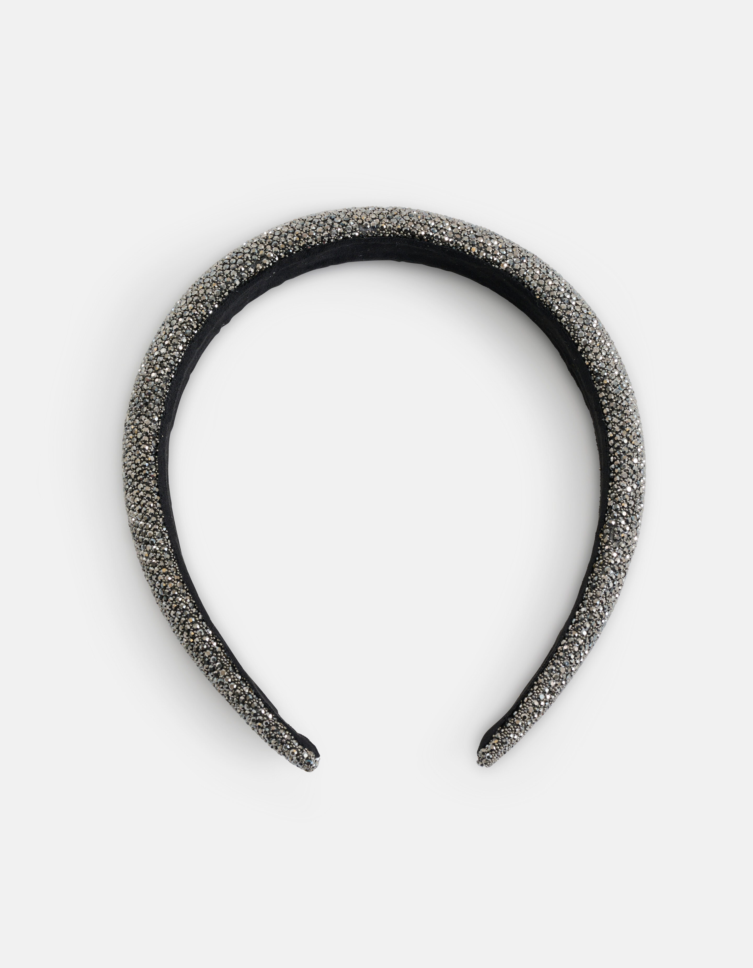 Strass Haarband Donkergrijs SHOEBY ACCESSOIRES