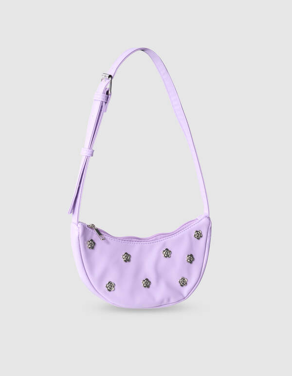 Rose Stud Tas Paars SHOEBY ACCESSOIRES