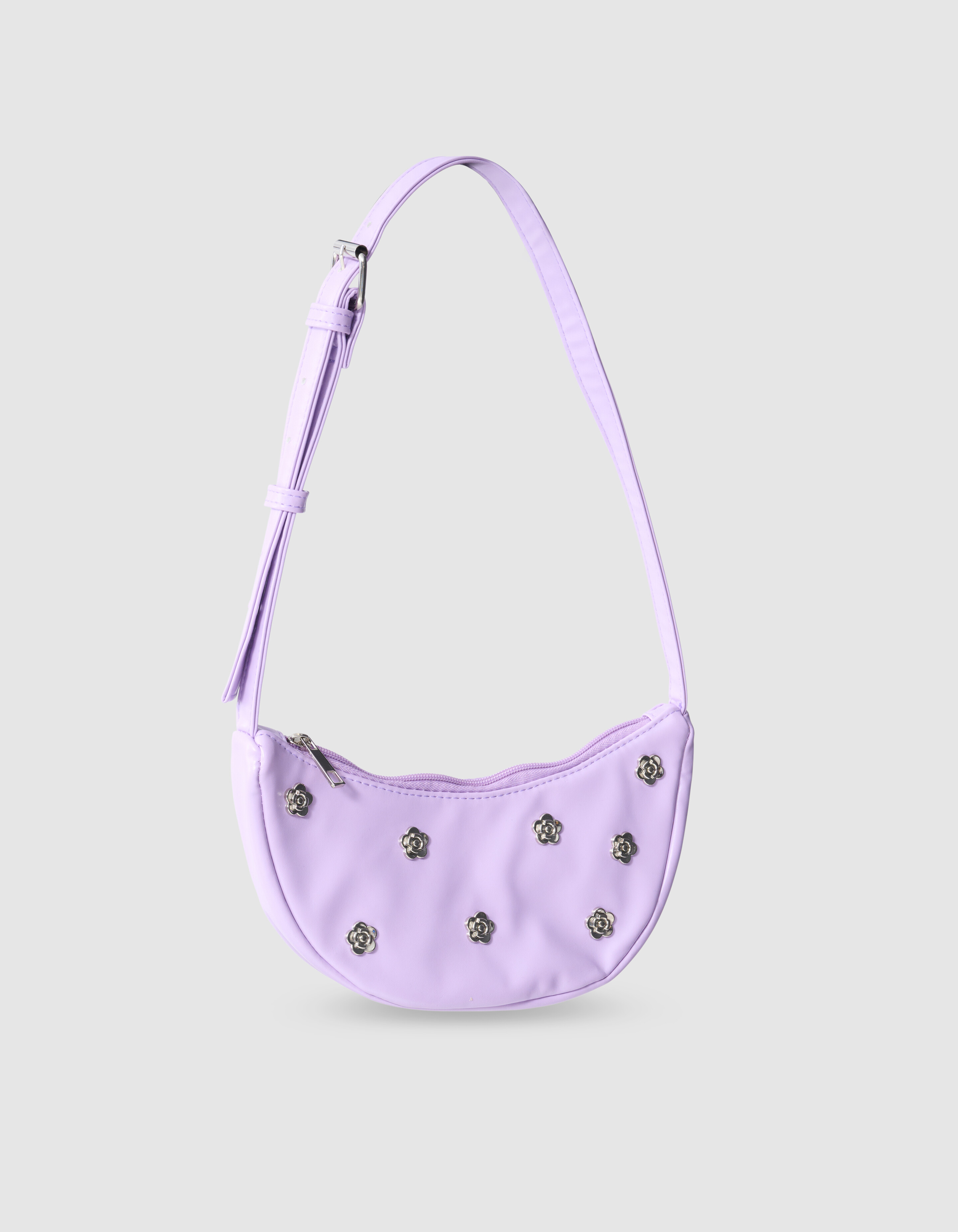 Rose Stud Tas Paars SHOEBY ACCESSOIRES