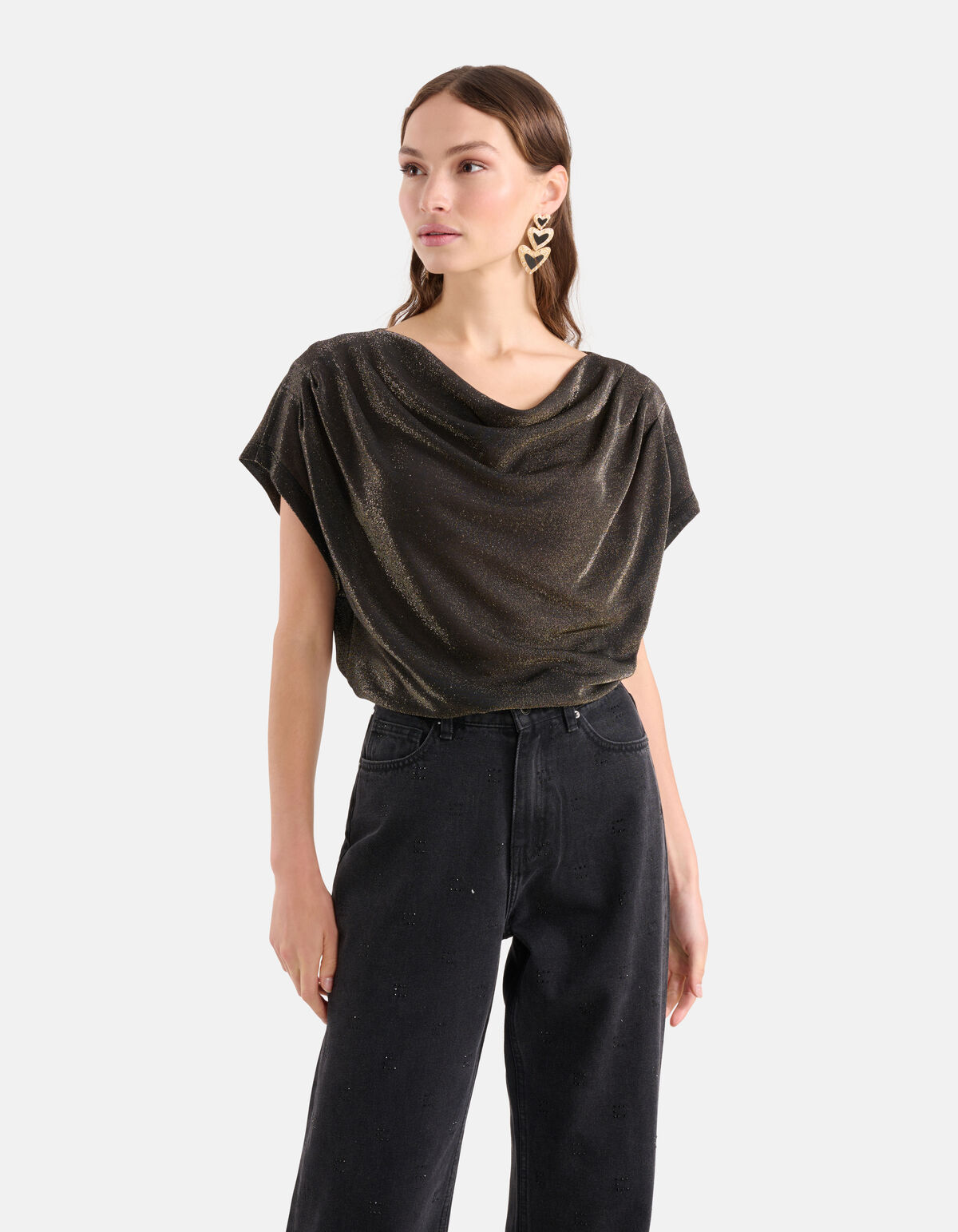 Glitter Top Goud SHOEBY WOMEN