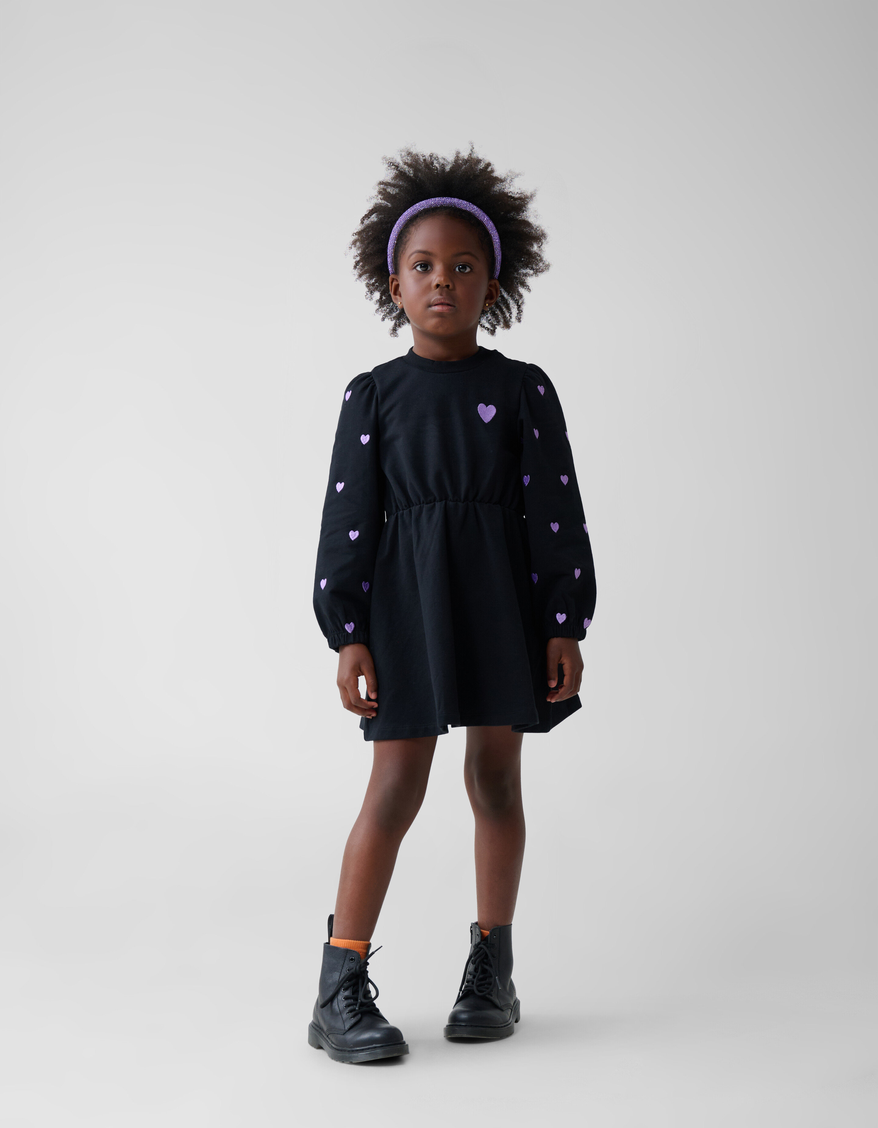 Sweater Jurk Zwart SHOEBY GIRLS