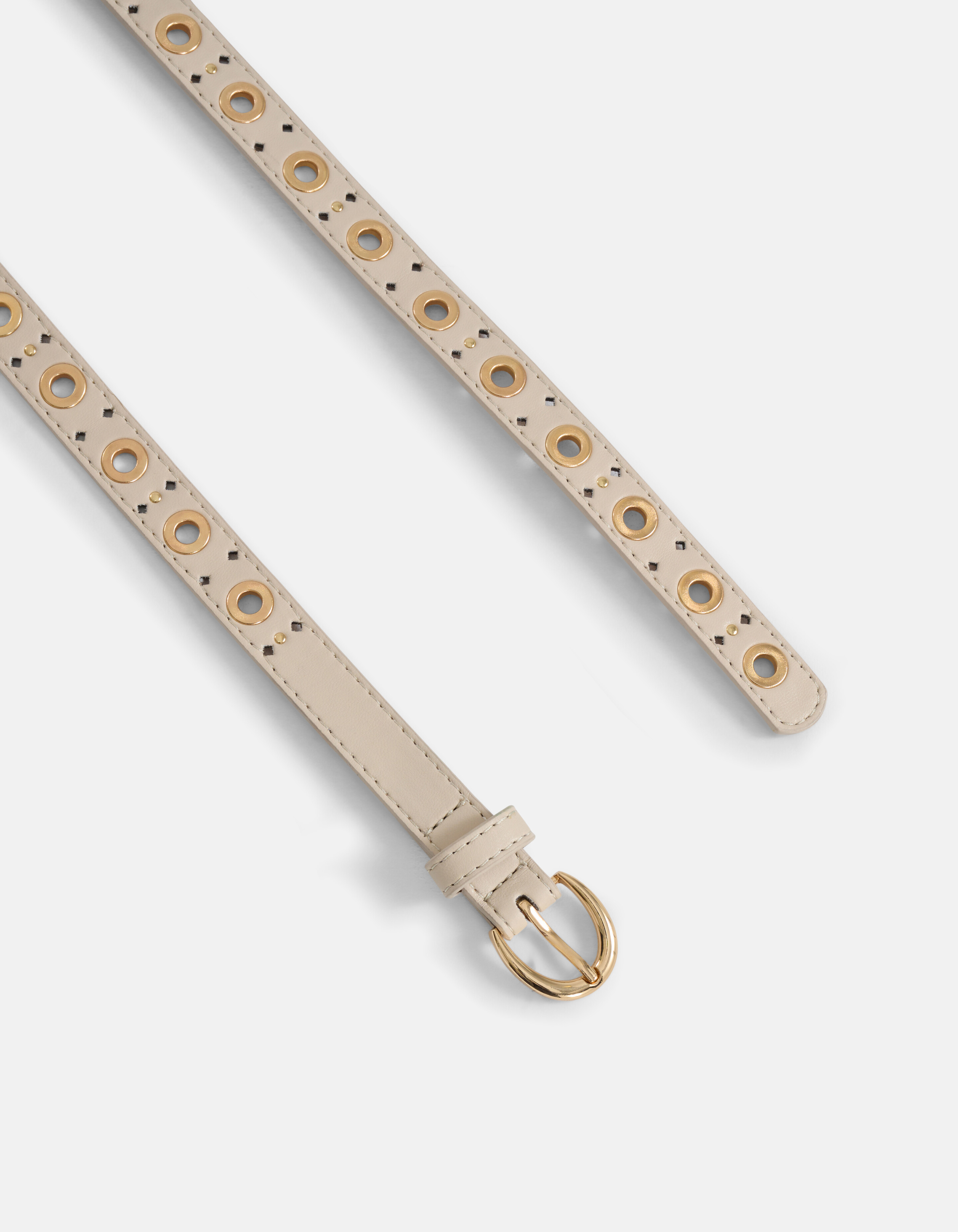 Eyelet Riem Beige SHOEBY ACCESSOIRES