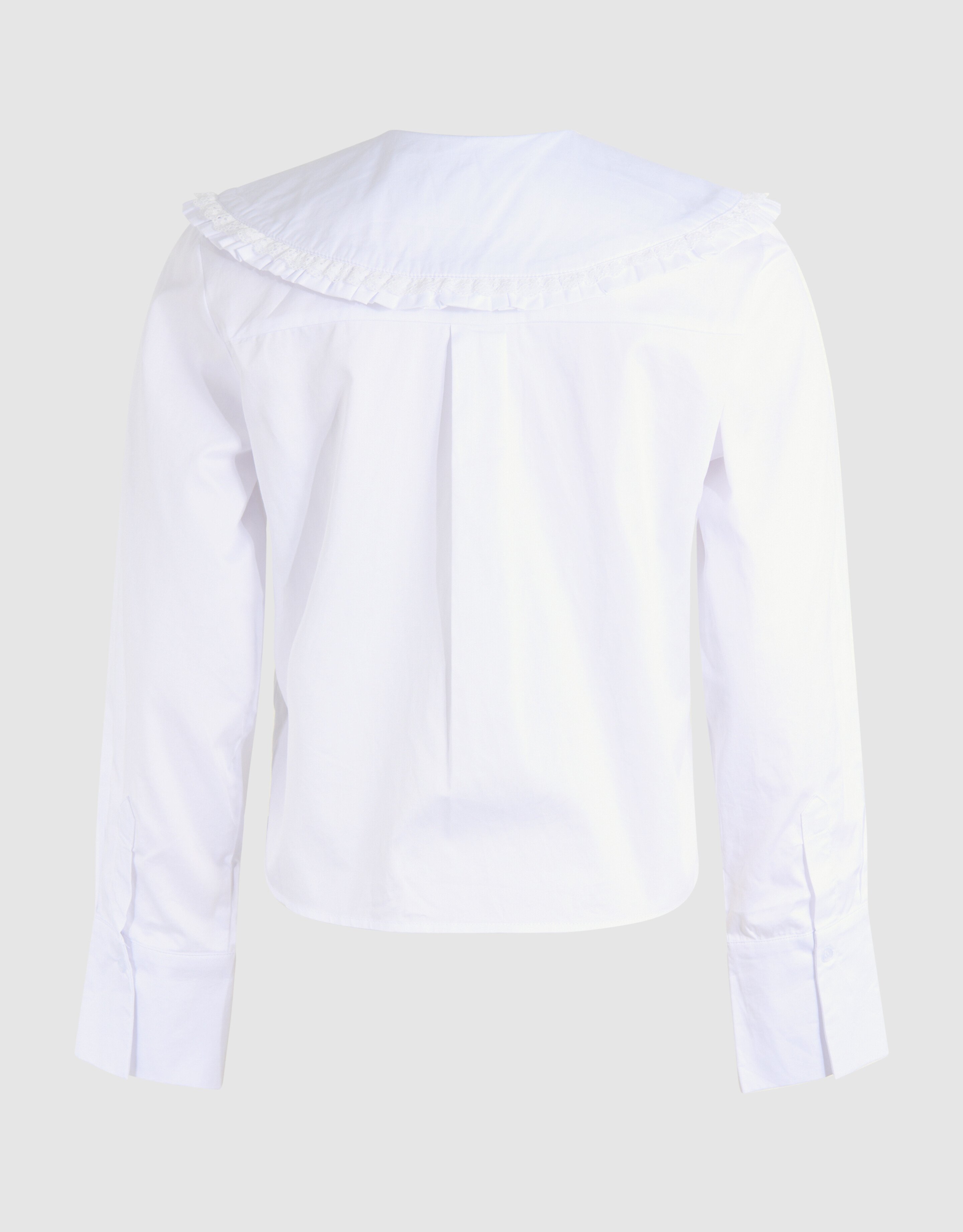 Big Collar Blouse Wit SHOEBY WOMEN
