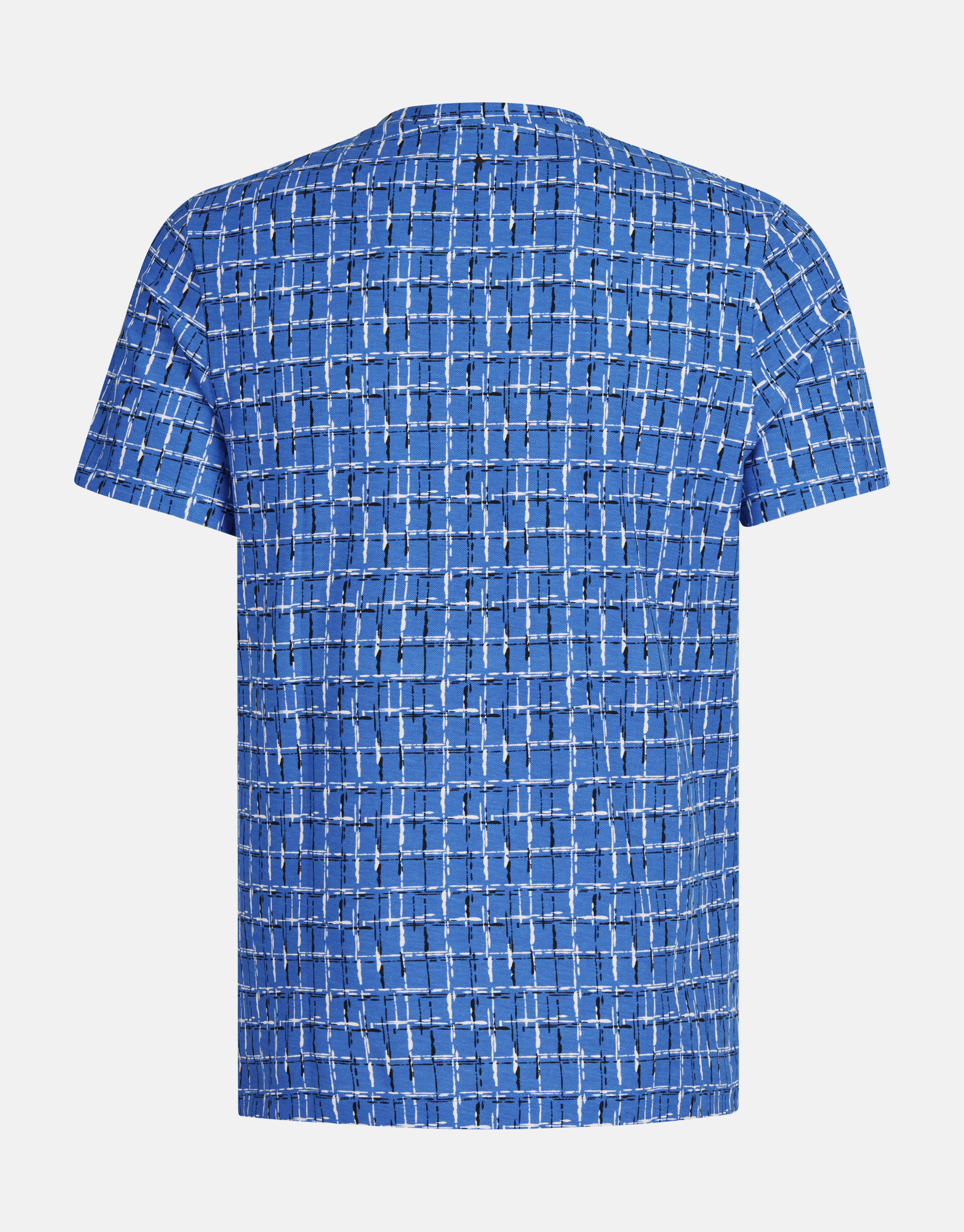 Printed T-shirt Blauw SHOEBY MEN