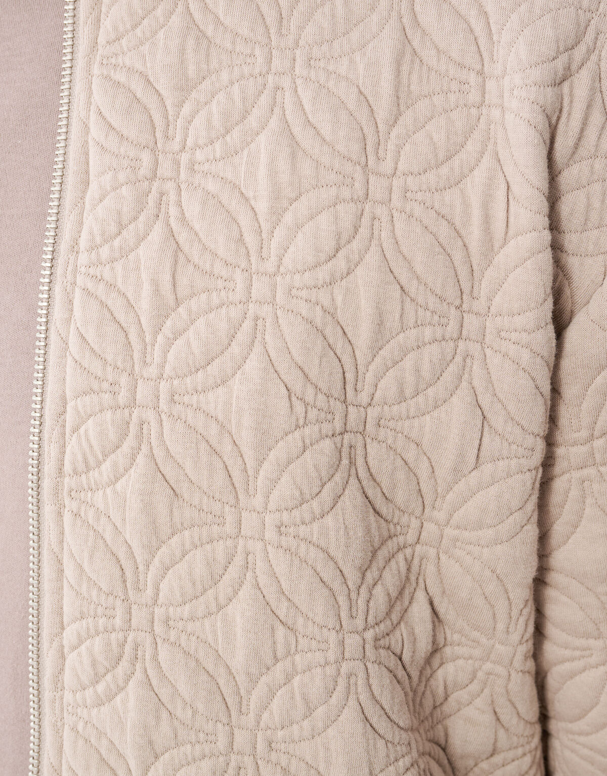 Embroidery Sweat Bomber Jack Lichtbruin SHOEBY MEN