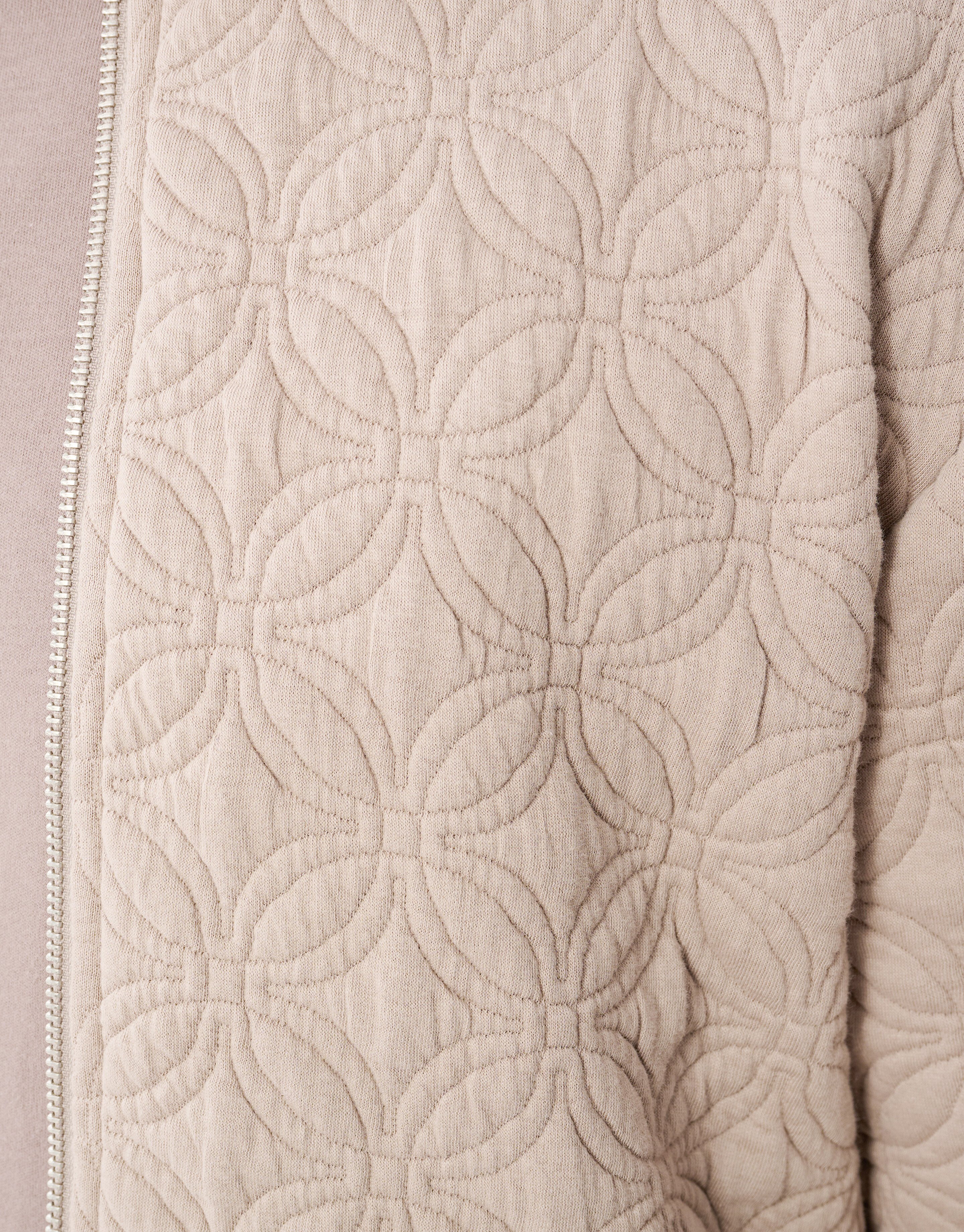 Embroidery Sweat Bomber Jack Lichtbruin SHOEBY MEN