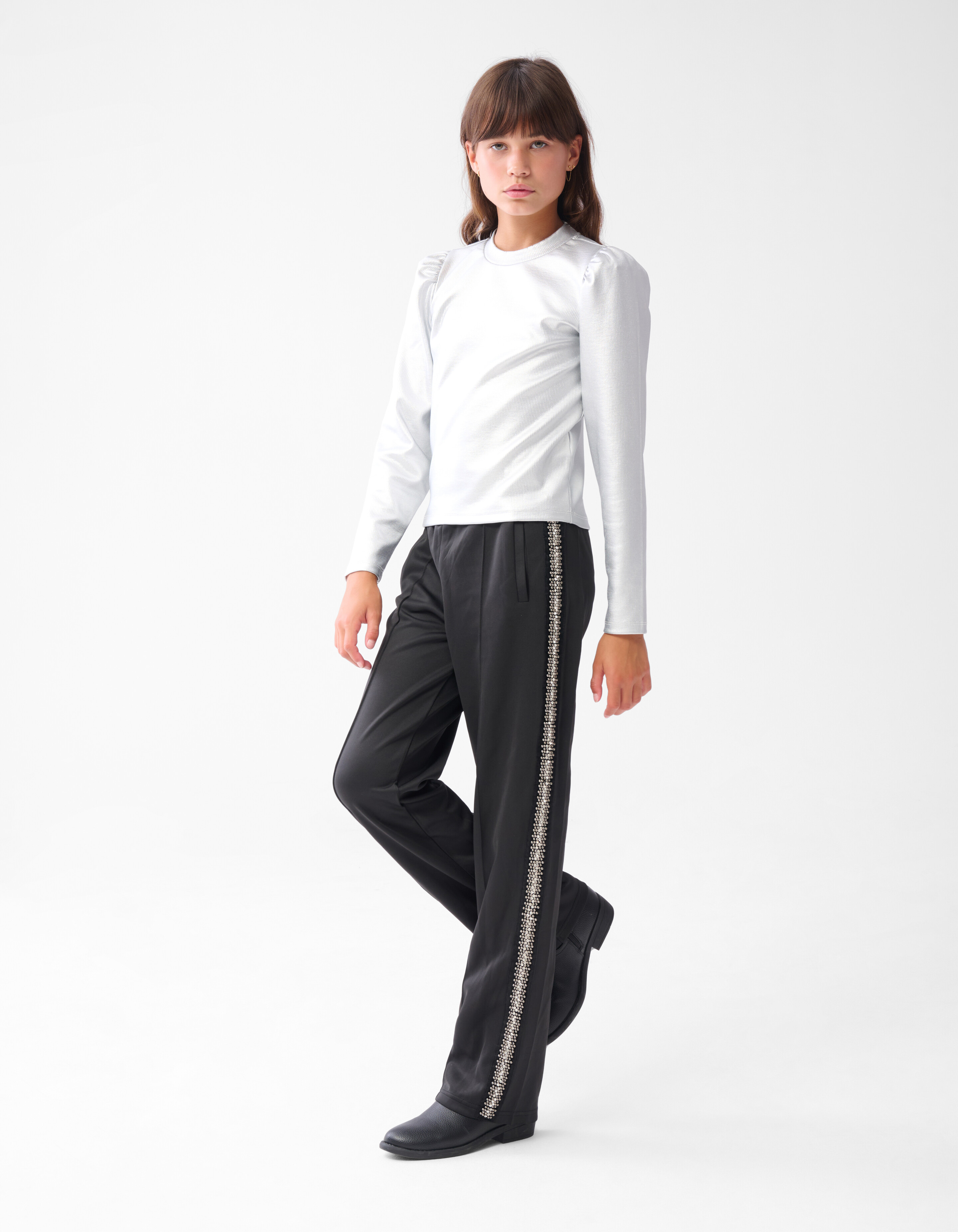 Metallic Longsleeve Zilver SHOEBY GIRLS