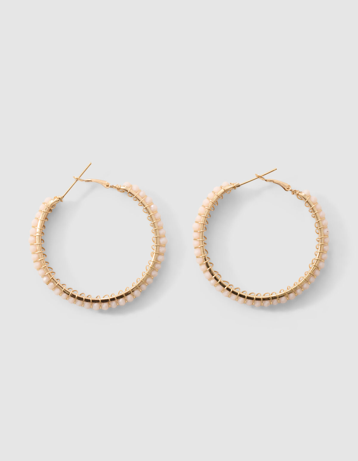 Beaded Hoop Oorbellen Goud SHOEBY ACCESSOIRES