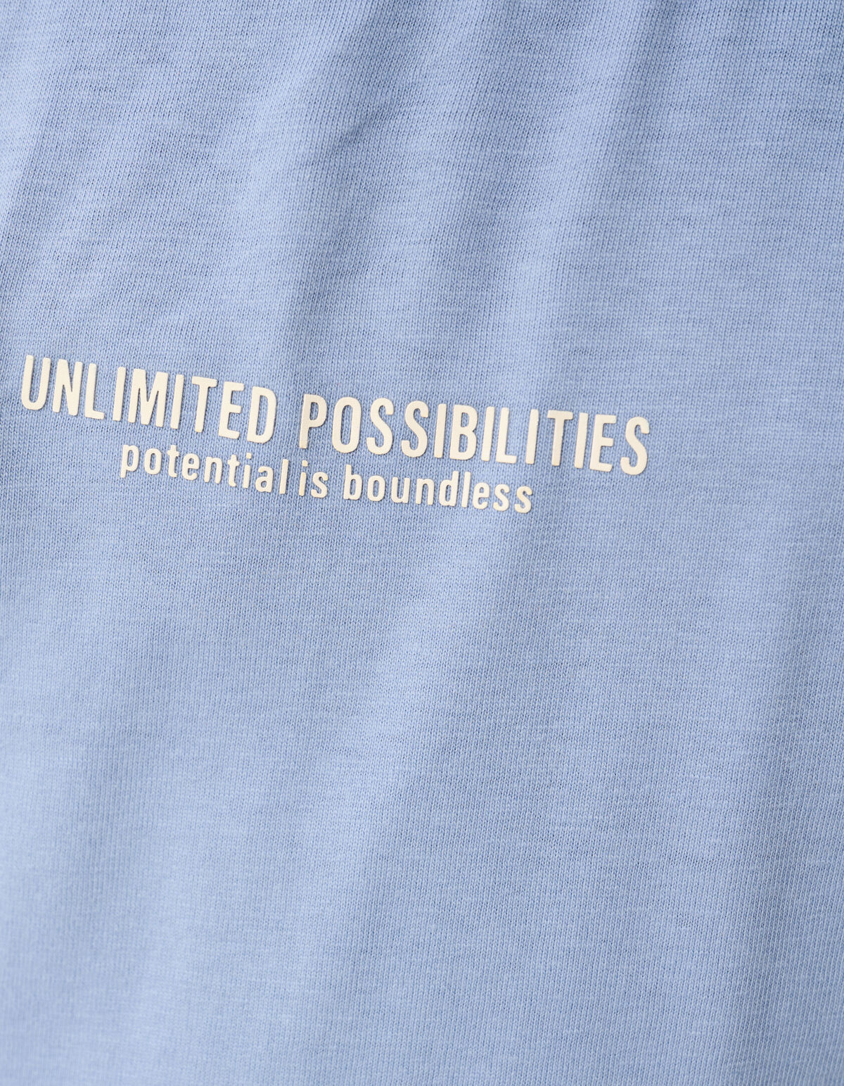 Tekst Artwork T-shirt Blauw SHOEBY BOYS