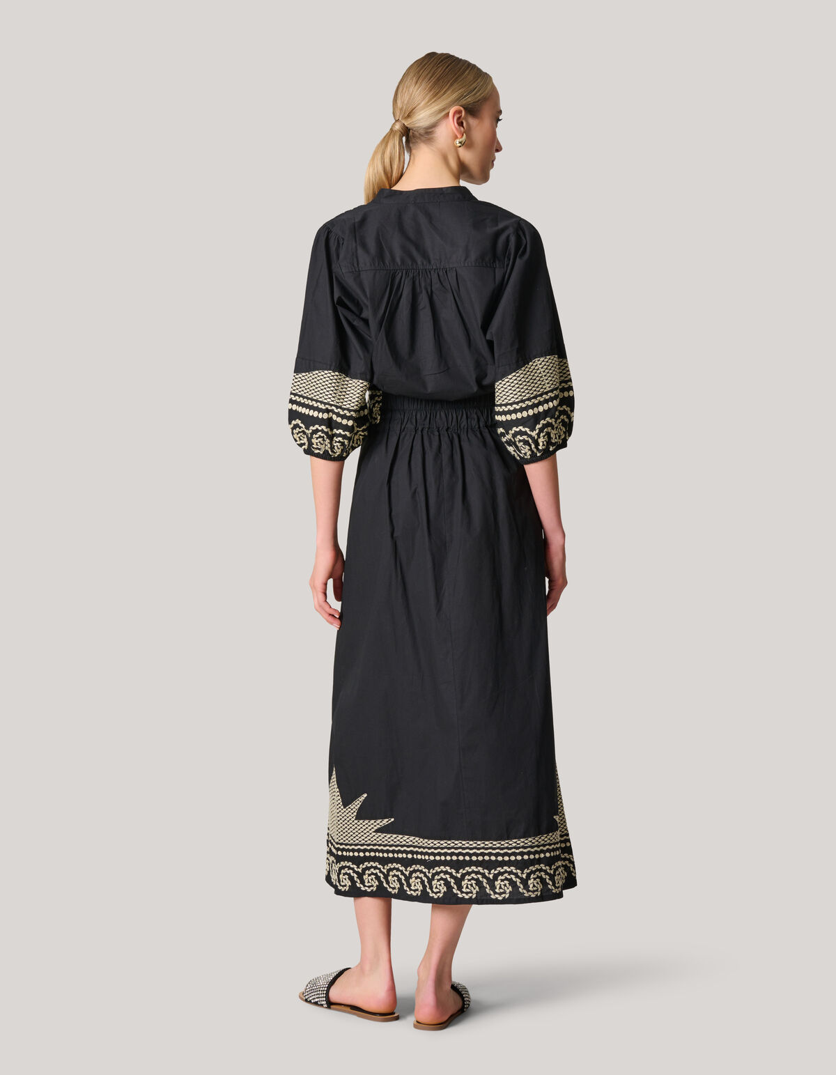 Embroidery Top Zwart SHOEBY WOMEN