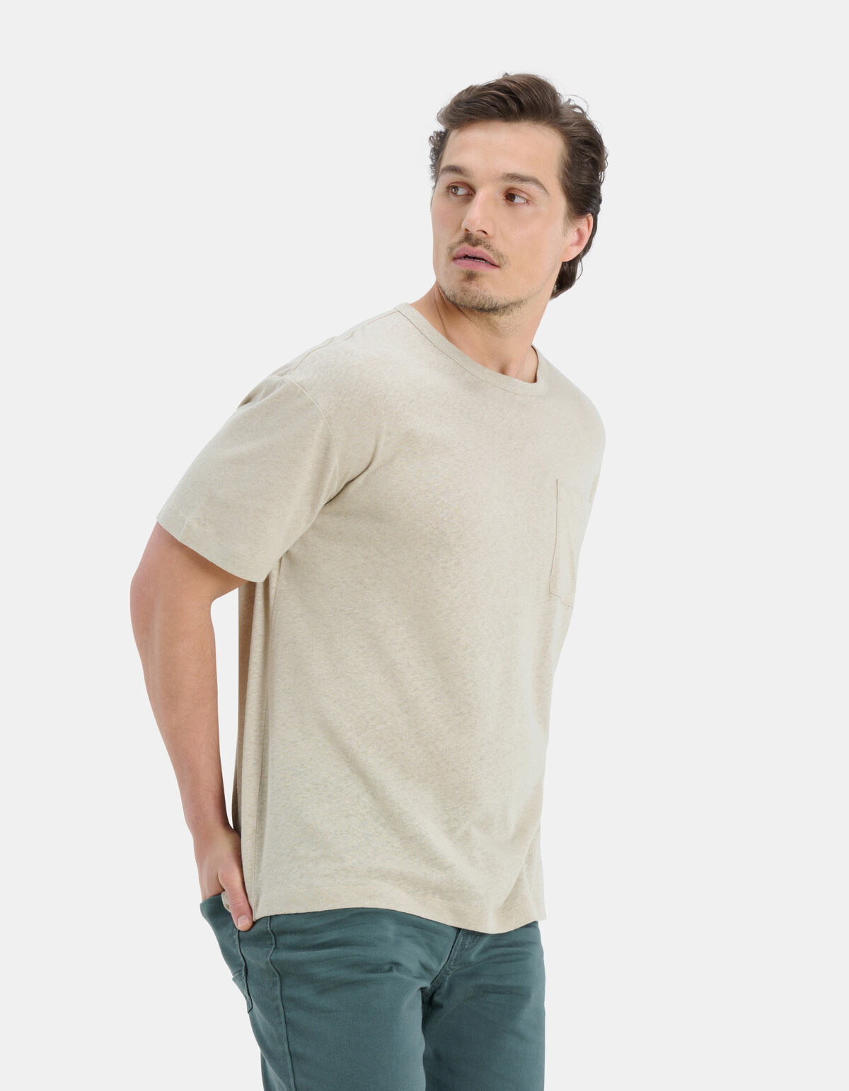 Linnen T-shirt REFILL