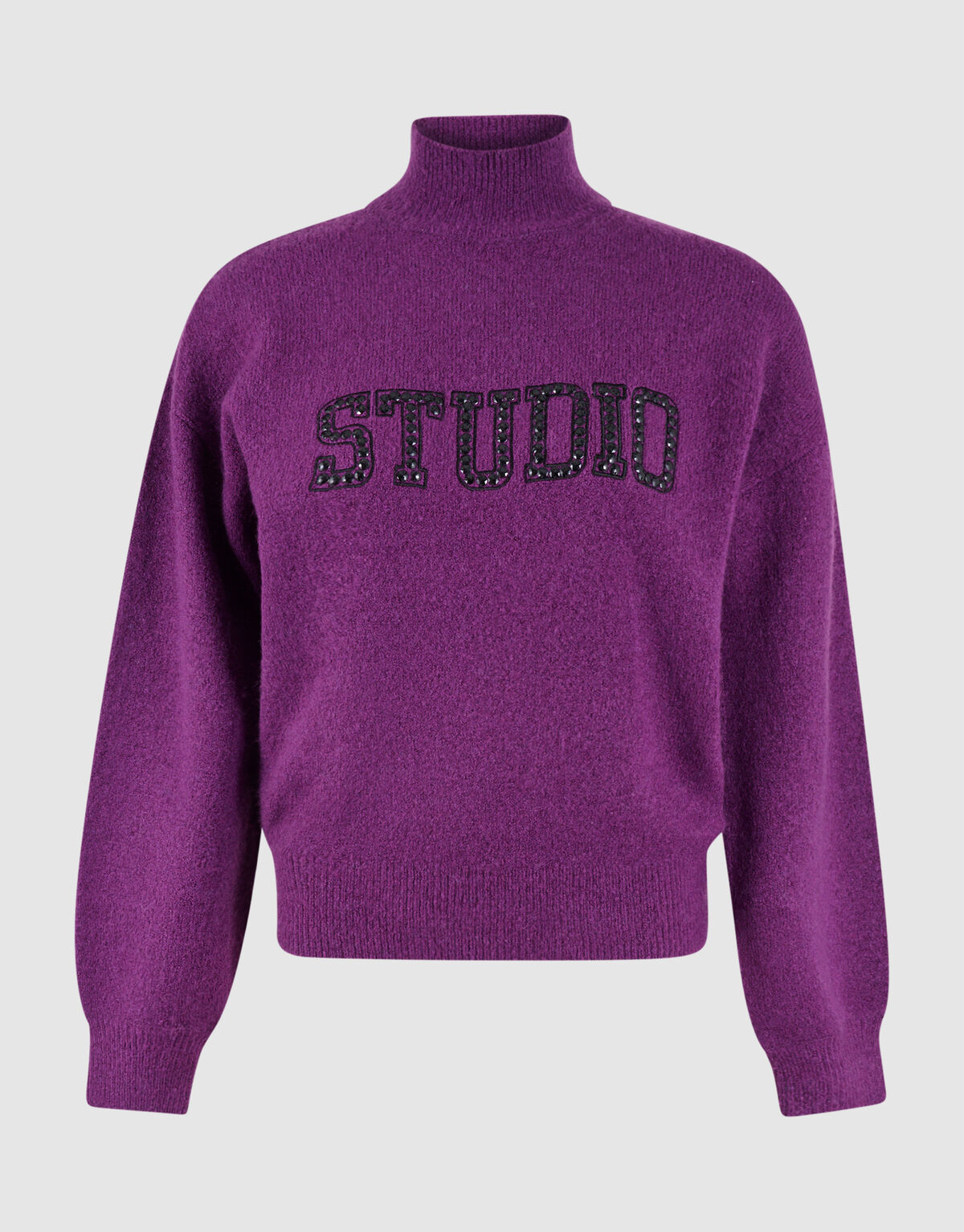 Studio Strass Trui Donkerpaars SHOEBY WOMEN