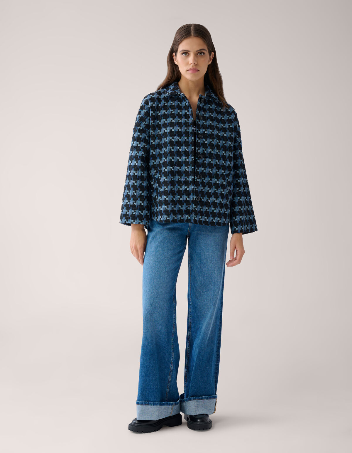 Jacquard Jack Blauw By Mieke SHOEBY WOMEN