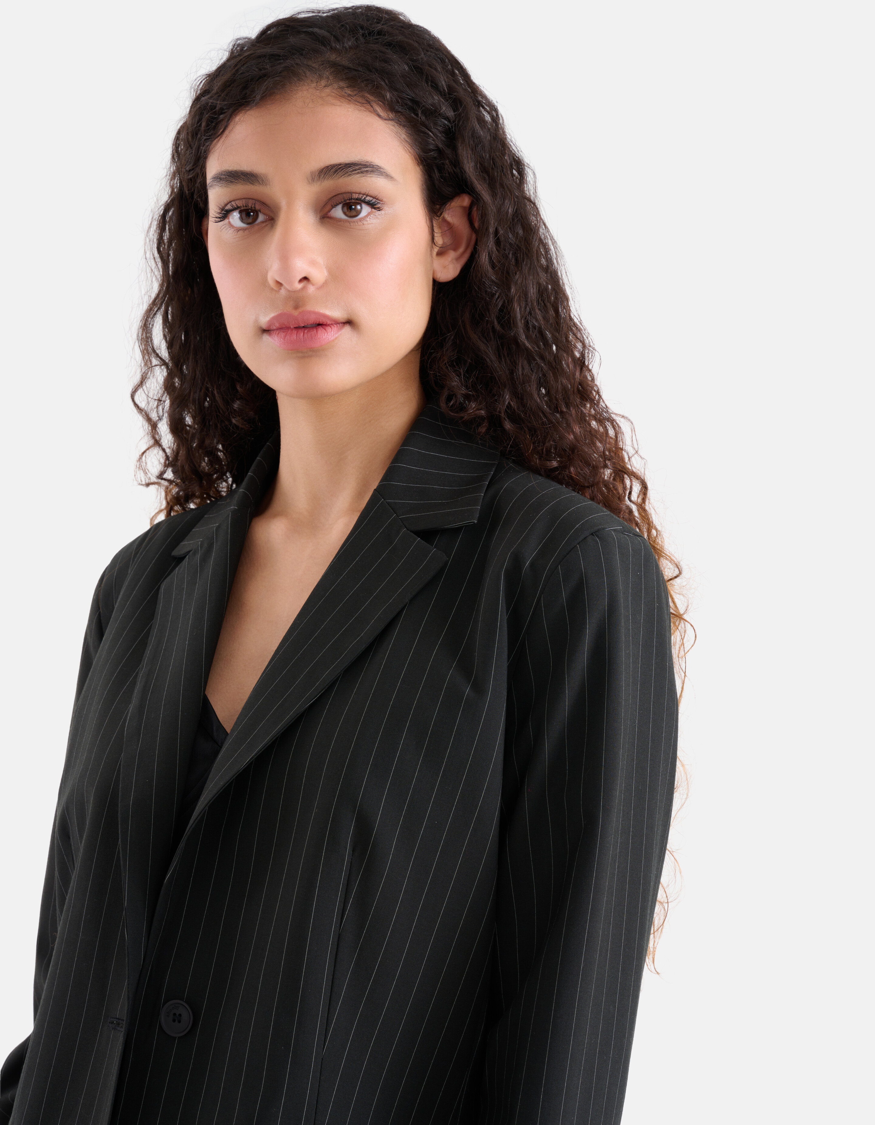 Pinstripe Blazer Zwart SHOEBY WOMEN