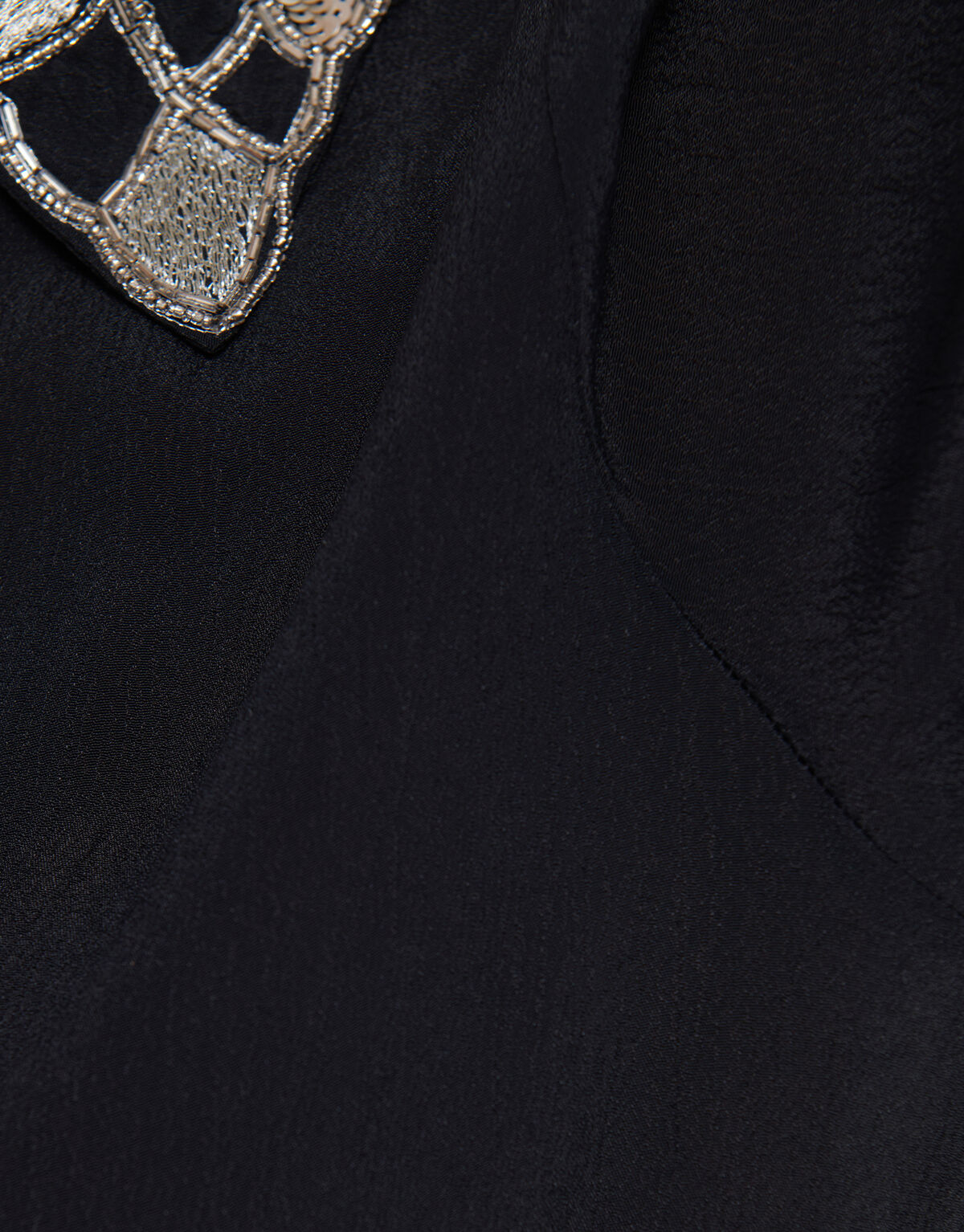 Collar Blouse Zwart By Fred SHOEBY WOMEN
