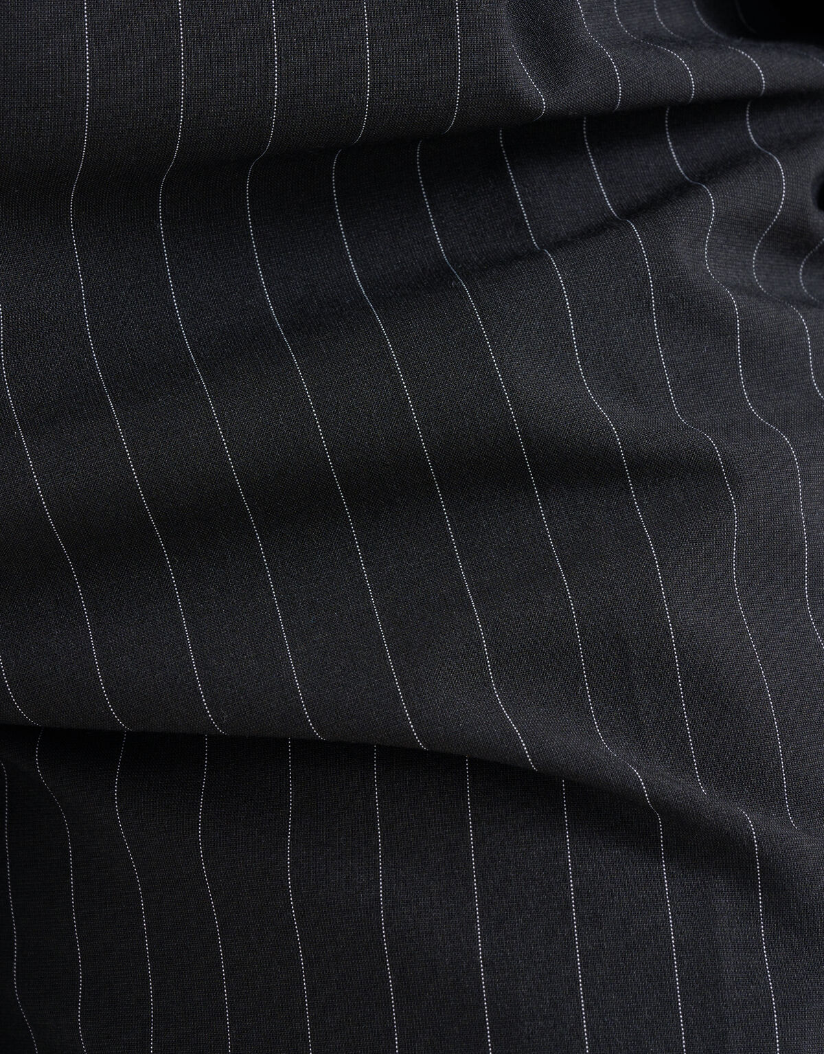 Loose Fit Pintstripe Pantalon Zwart SHOEBY WOMEN