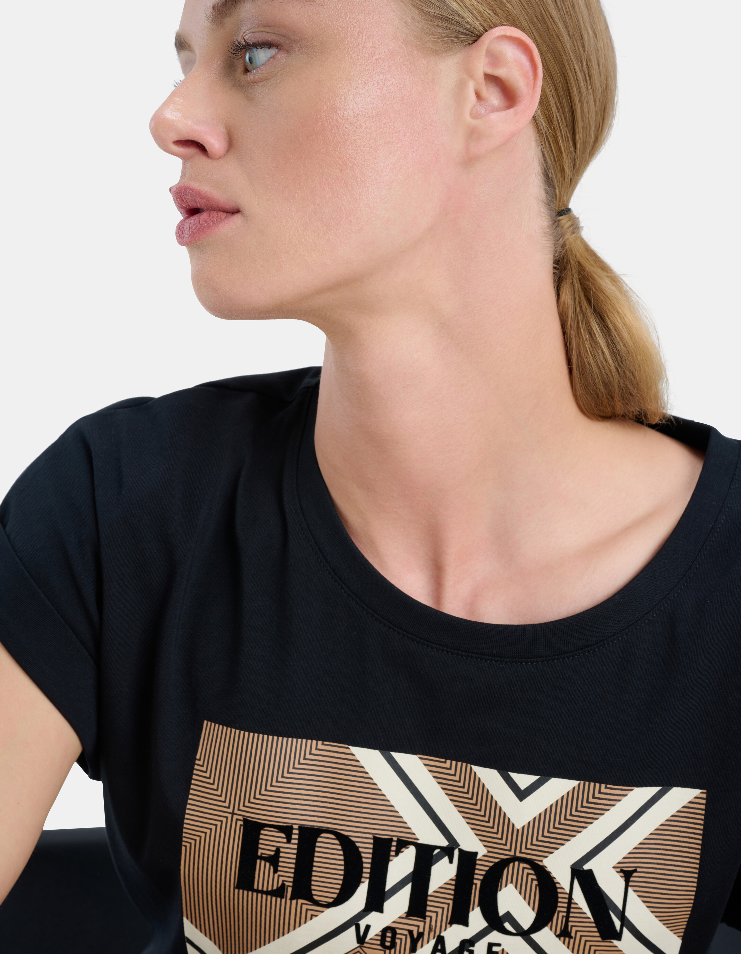 Flock Edition T-shirt Zwart SHOEBY WOMEN