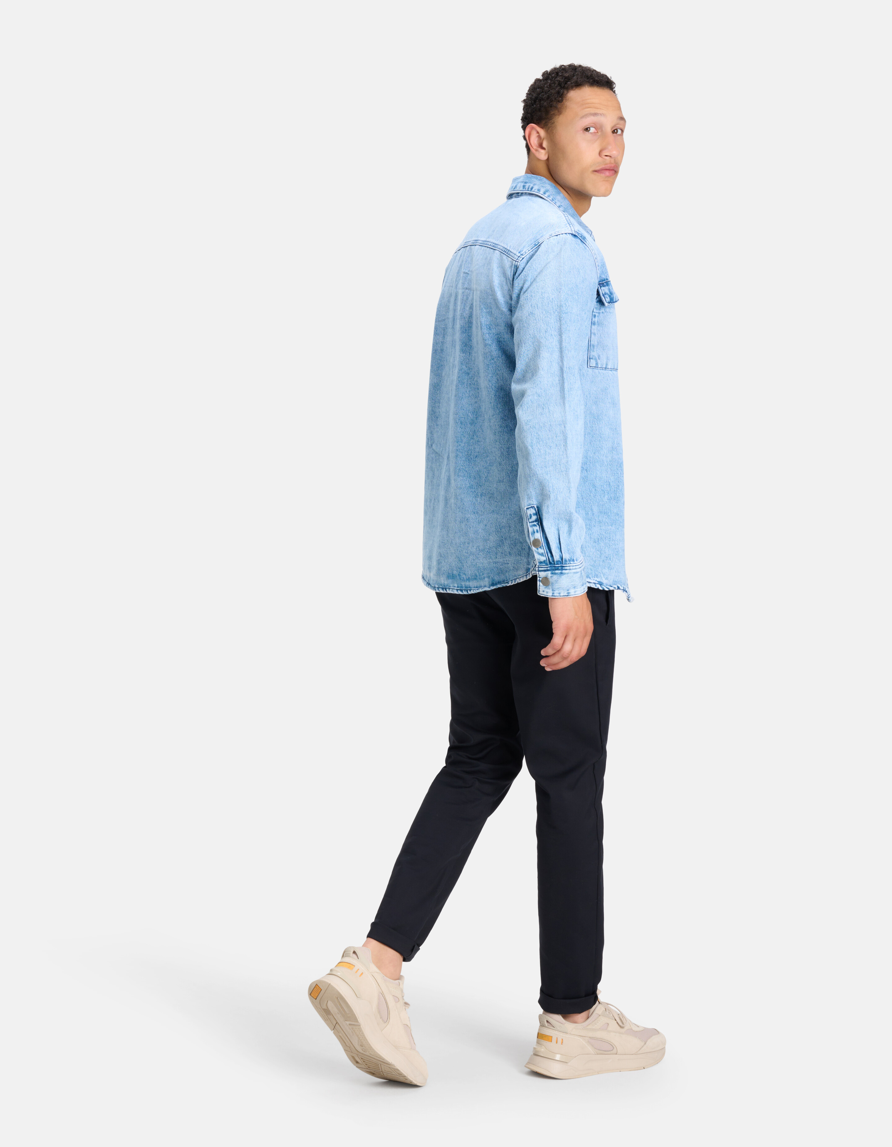 Denim Overhemd Blauw SHOEBY MEN