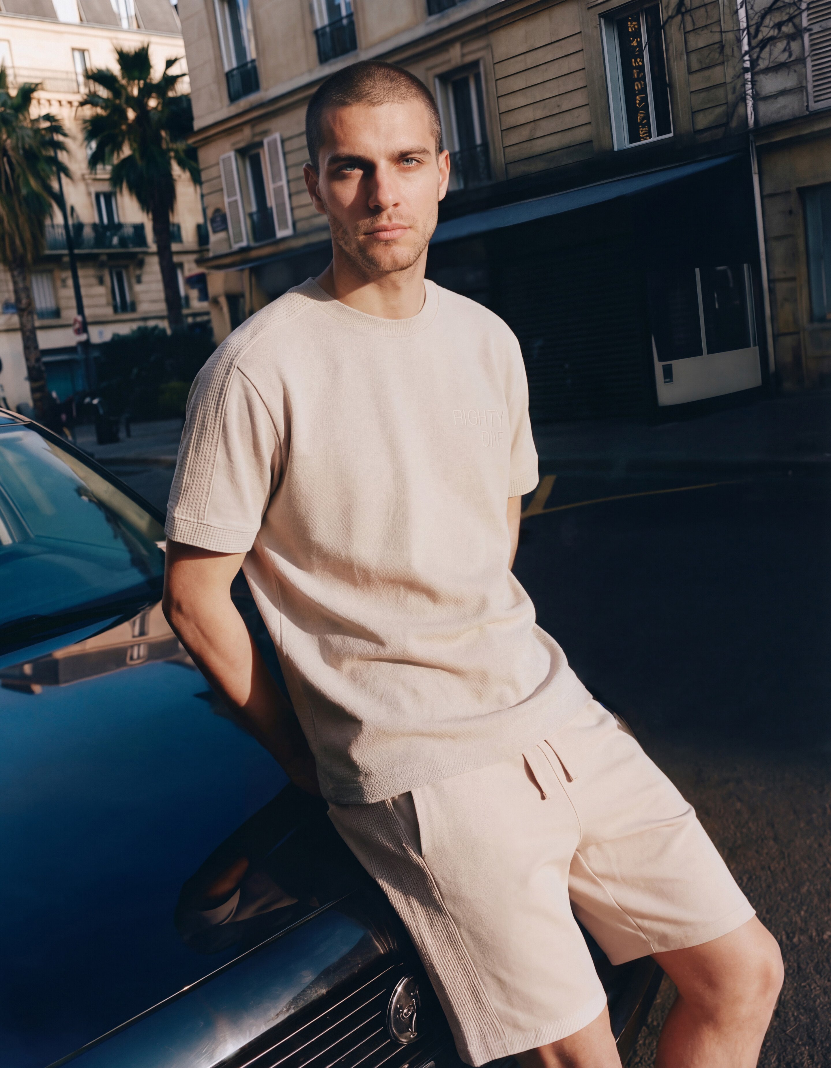 Mesh T-shirt Zand SHOEBY MEN