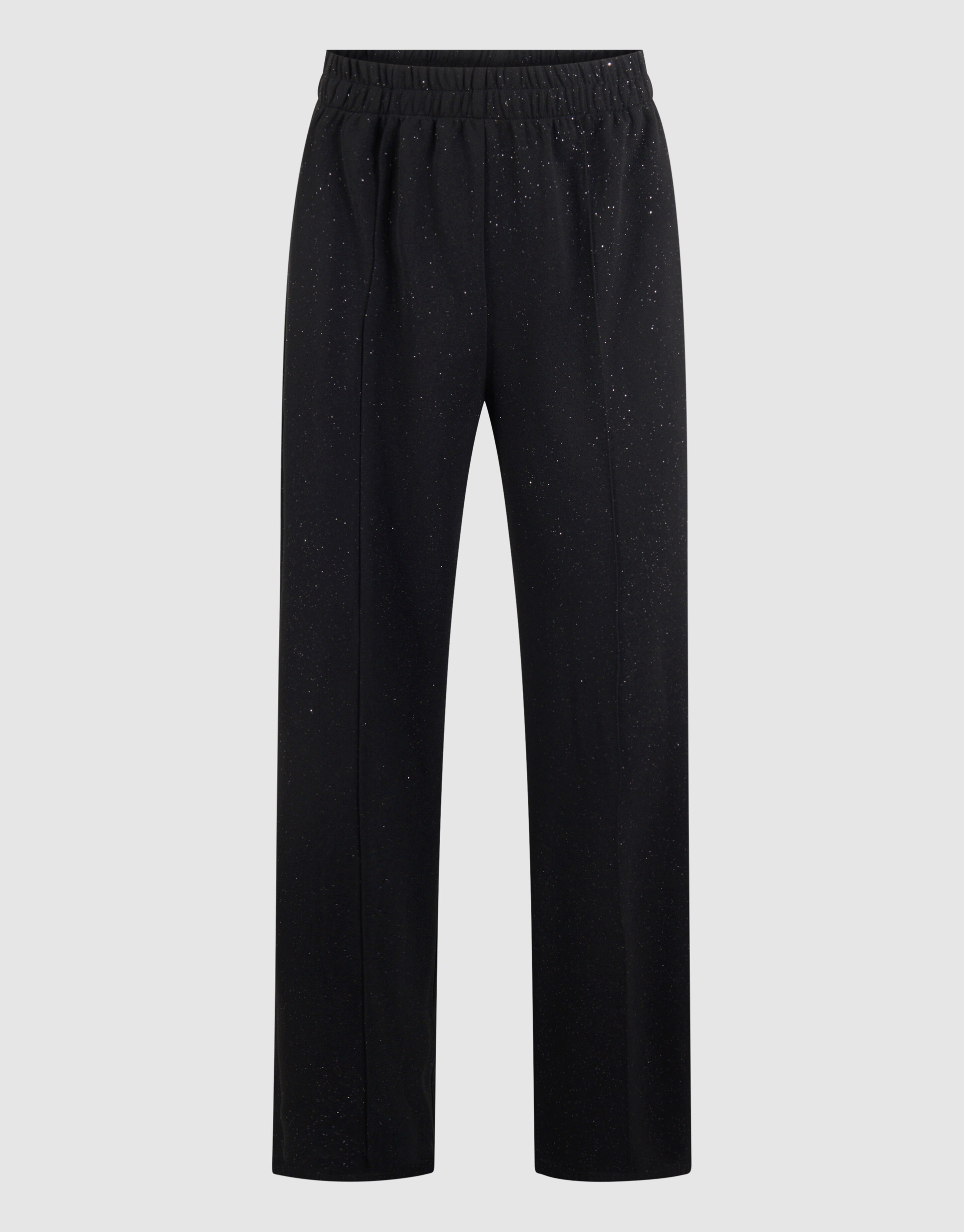 Glitter Wide Leg Broek Zwart SHOEBY WOMEN