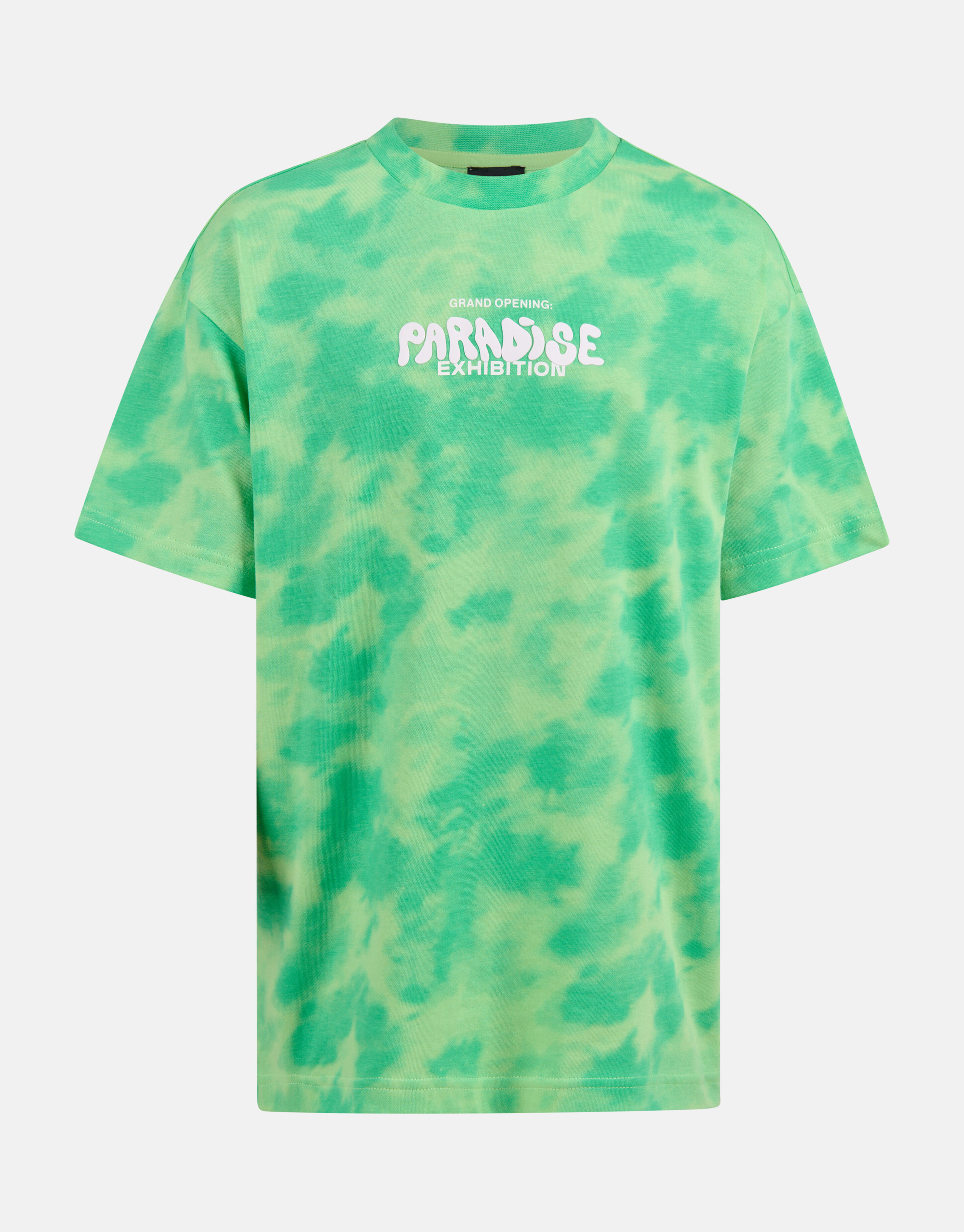 Tie Dye Artwork T-shirt Groen SHOEBY BOYS