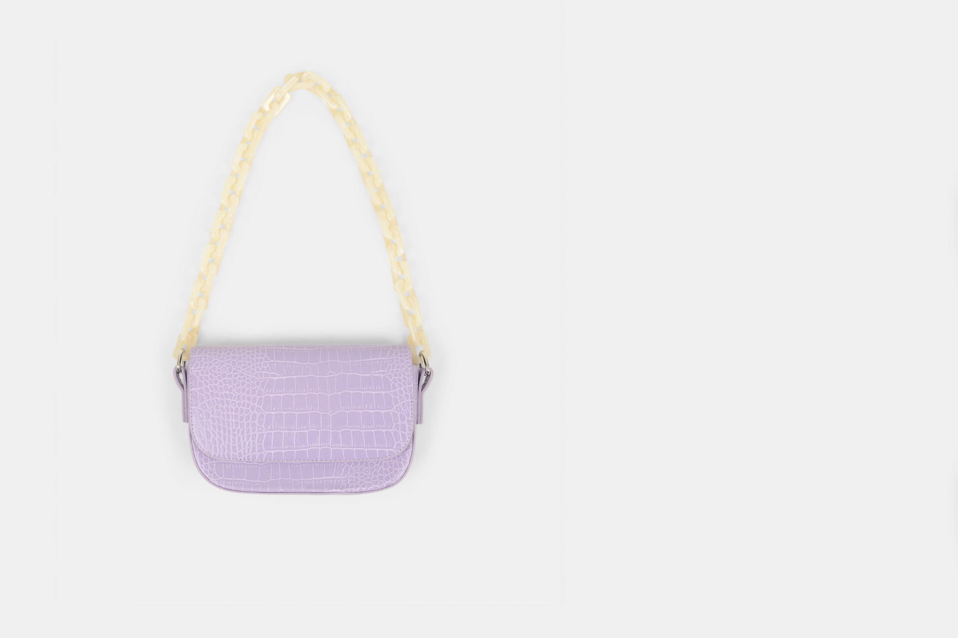 Lila Croco Tas ACCESSOIRES SHOEBY