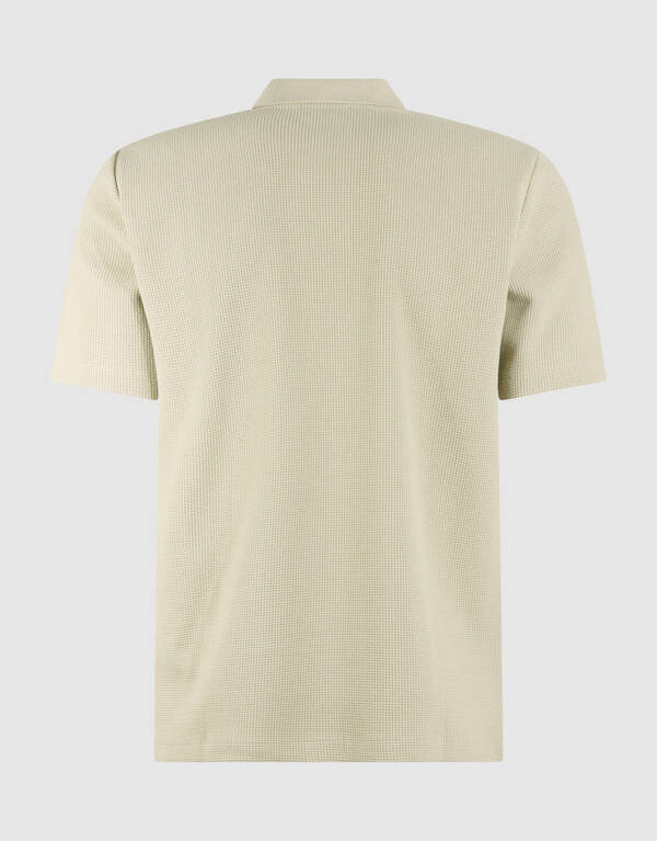Waffle Polo Lichtgroen SHOEBY MEN