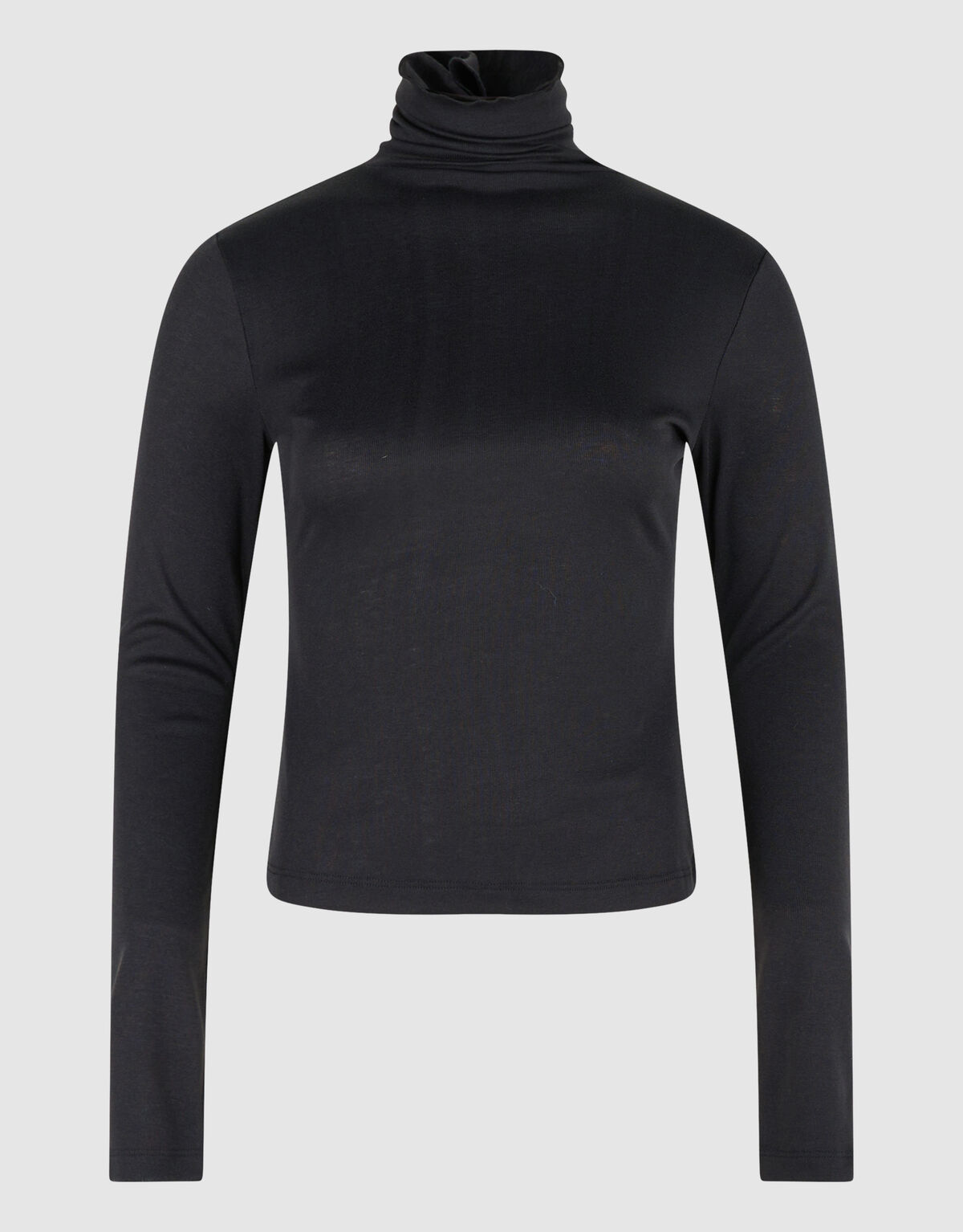 Col Neck Longsleeve Zwart SHOEBY WOMEN