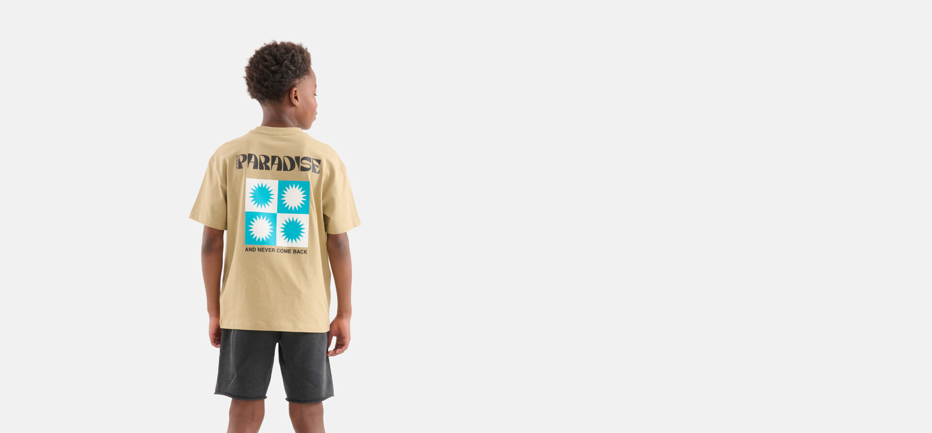 Artwork T-shirt Zand SHOEBY BOYS