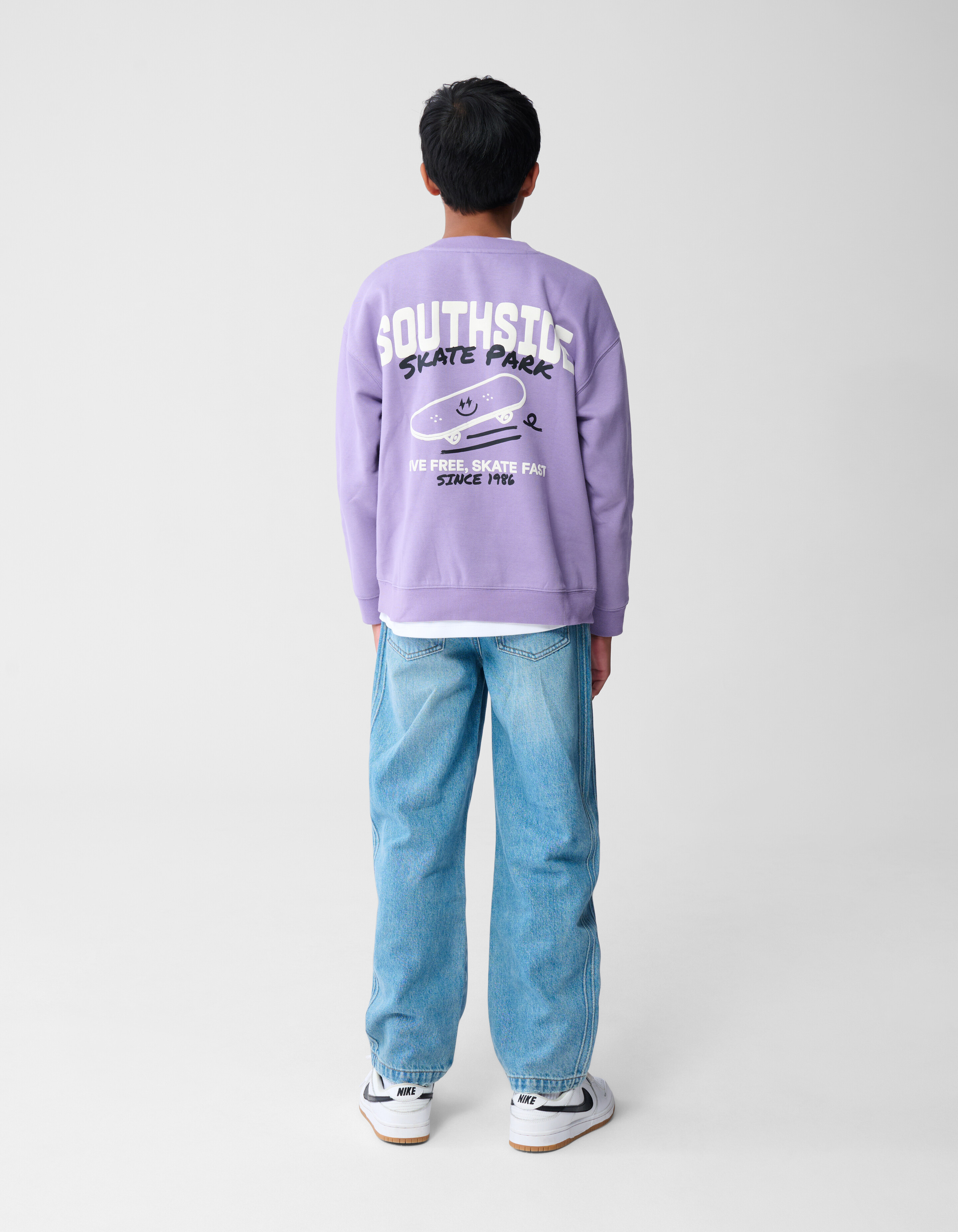 Sporty Baggy Fit Jeans Mediumstone SHOEBY BOYS