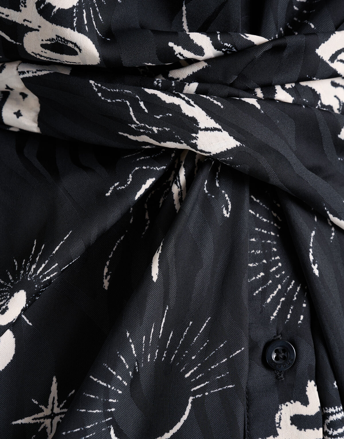 Print Jurk Zwart/Wit SHOEBY WOMEN