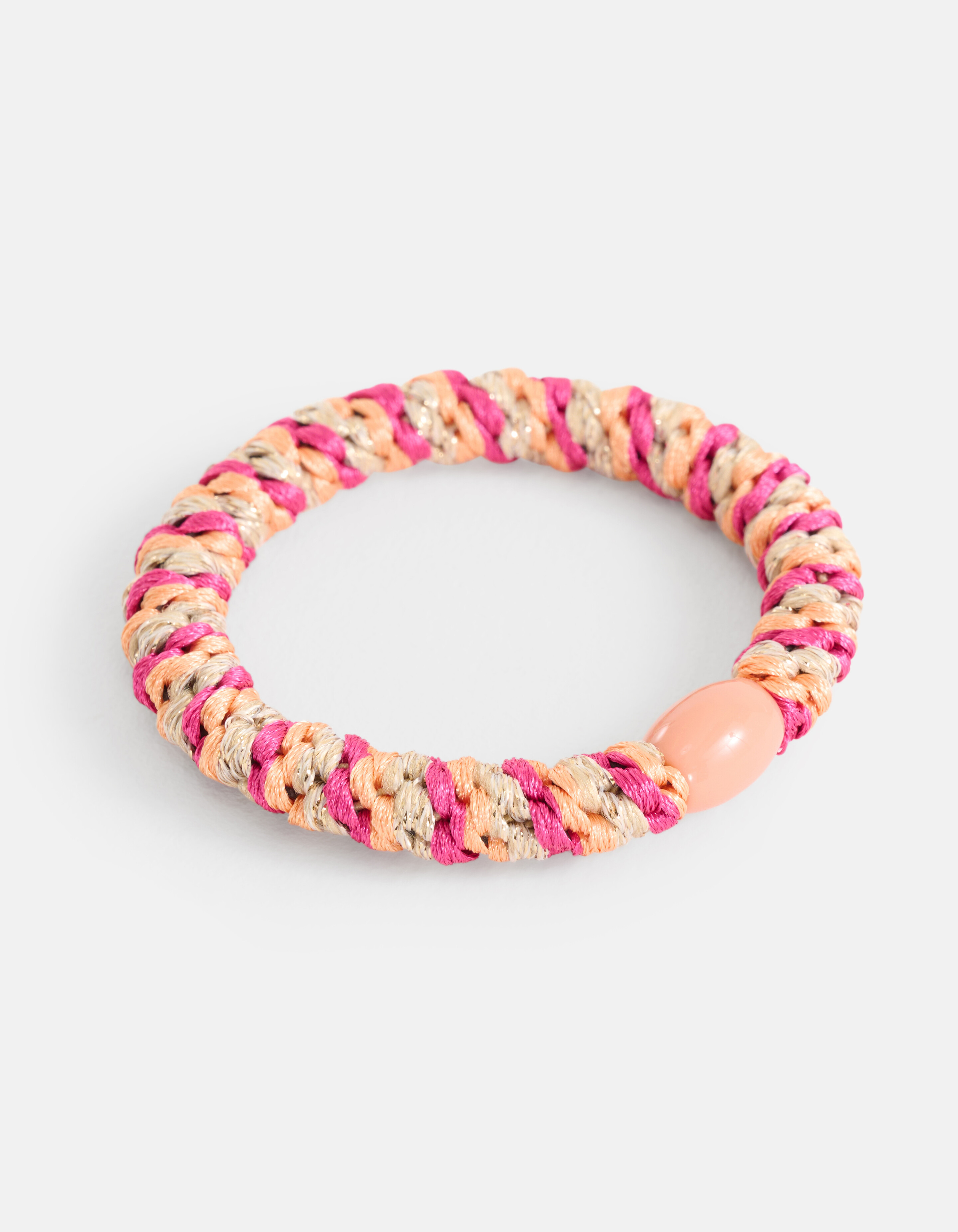 Lurex Haarelastiek Roze SHOEBY ACCESSOIRES