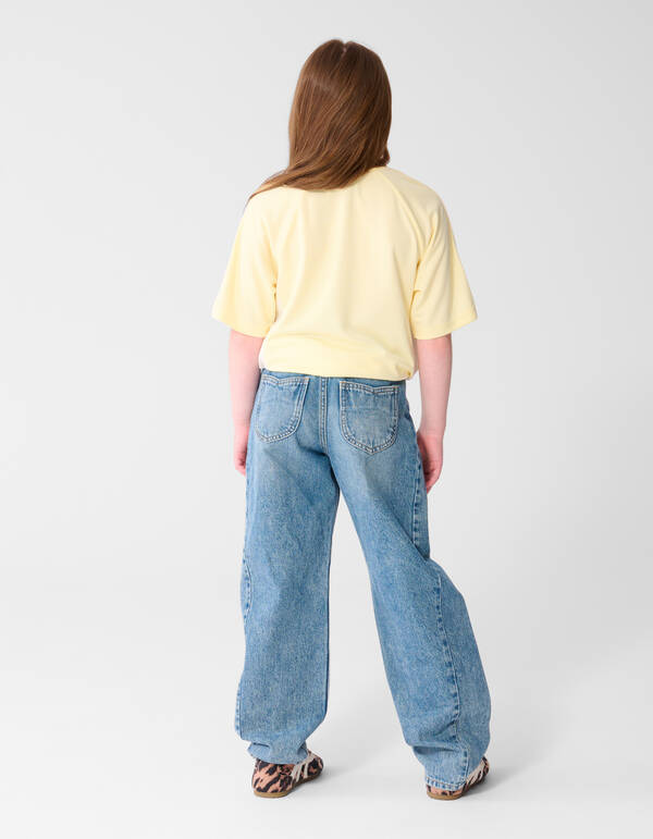 Seoul Baseball T-shirt Lichtgeel SHOEBY GIRLS
