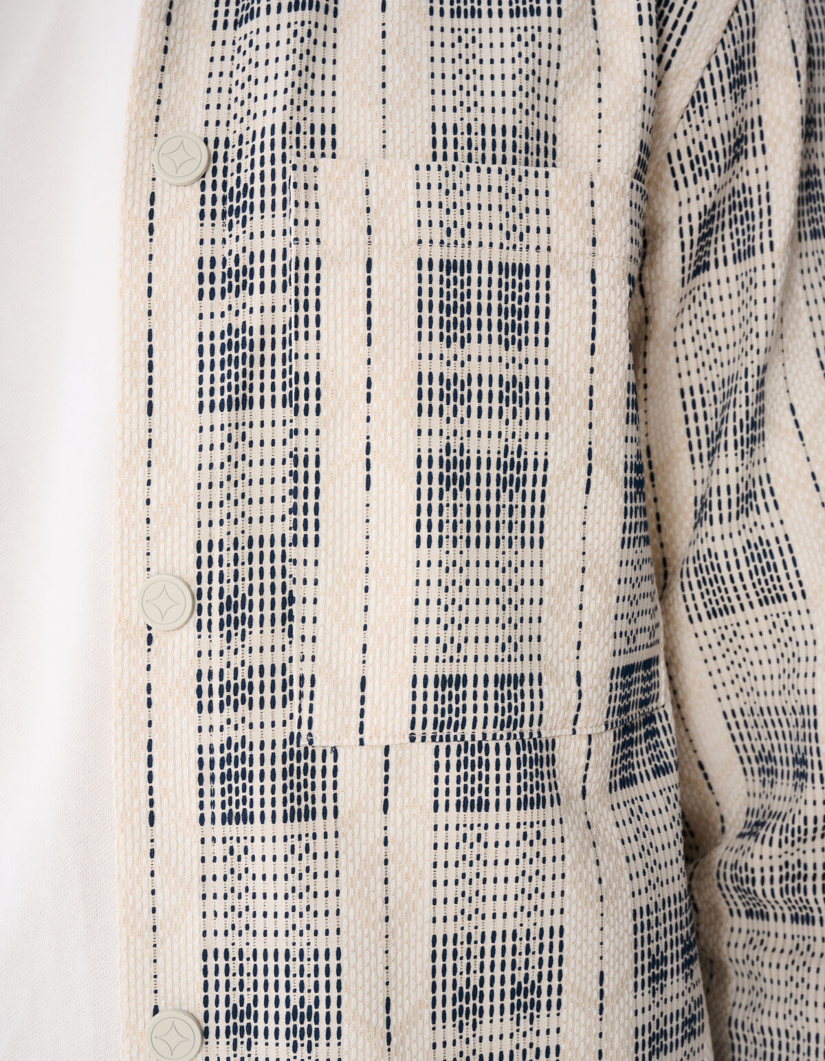 Line Overshirt Gebroken Wit SHOEBY MEN