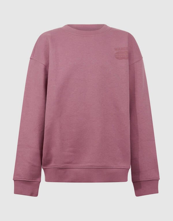 Wanderlust Artwork Sweater Lichtroze SHOEBY BOYS