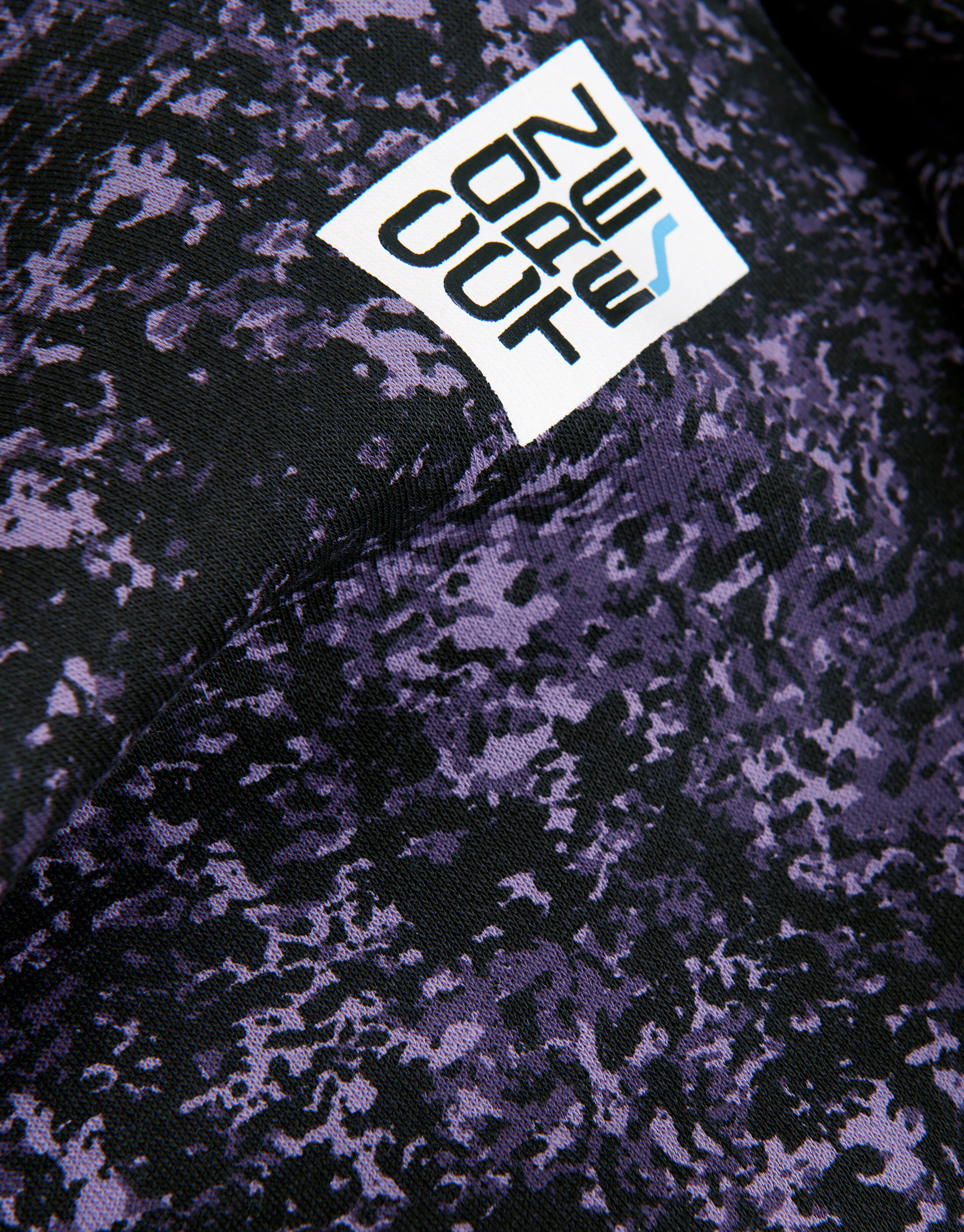 Printed Hoodie Donkerpaars SHOEBY BOYS