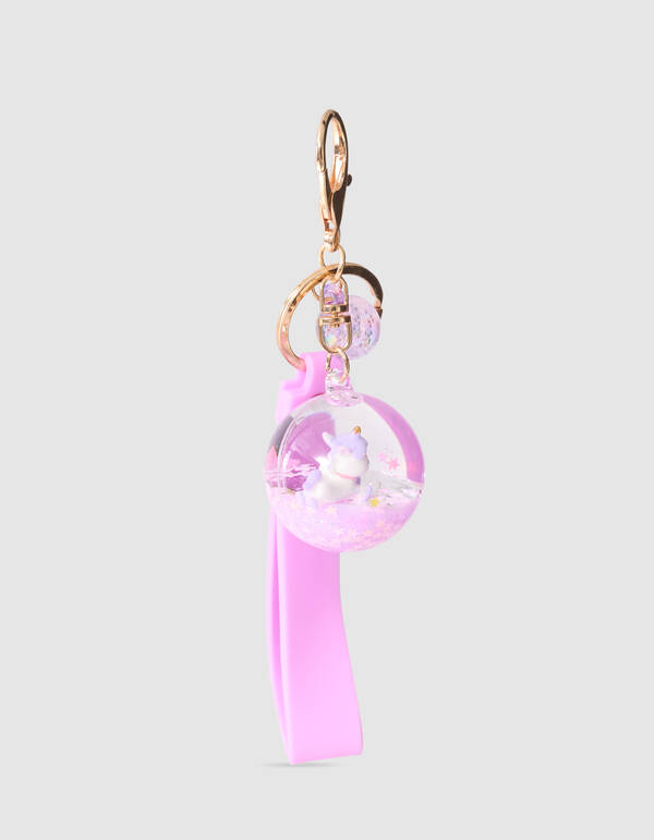 Unicorn Bal Sleutelhanger Paars SHOEBY ACCESSOIRES