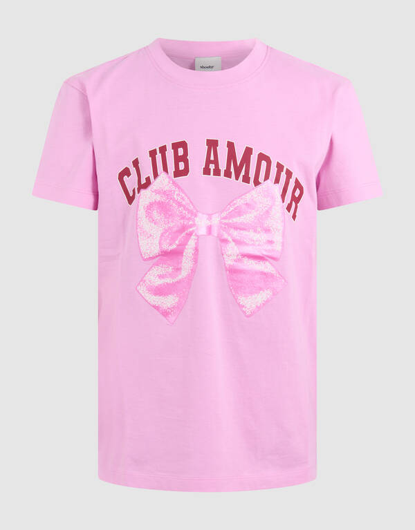 Club Amour T-shirt Roze SHOEBY GIRLS