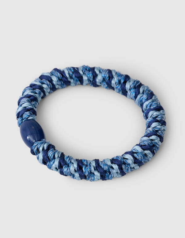 Lurex Haarelastiek Donkerblauw SHOEBY ACCESSOIRES